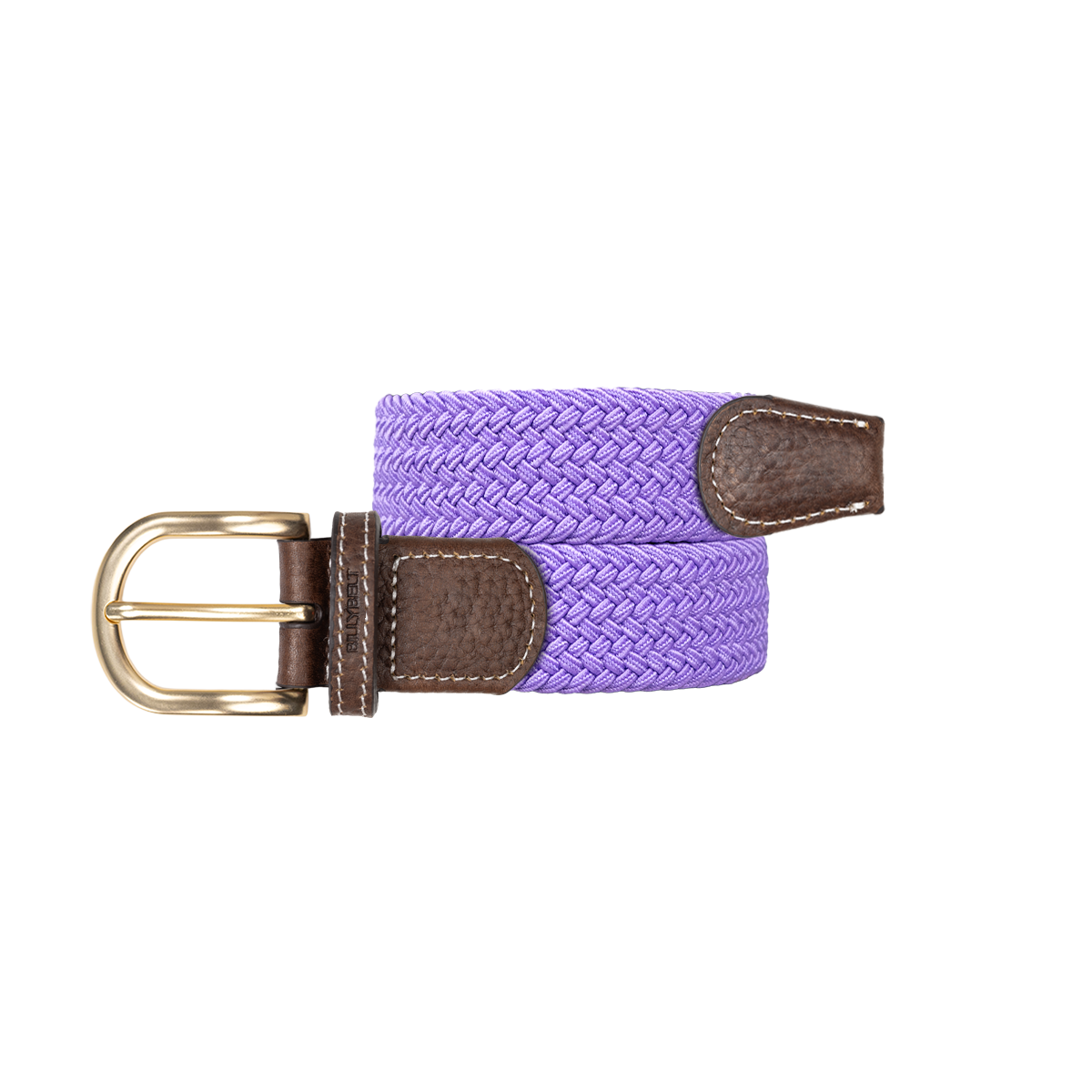 Solid Elastic Braided Belt BILLYBELT Purple