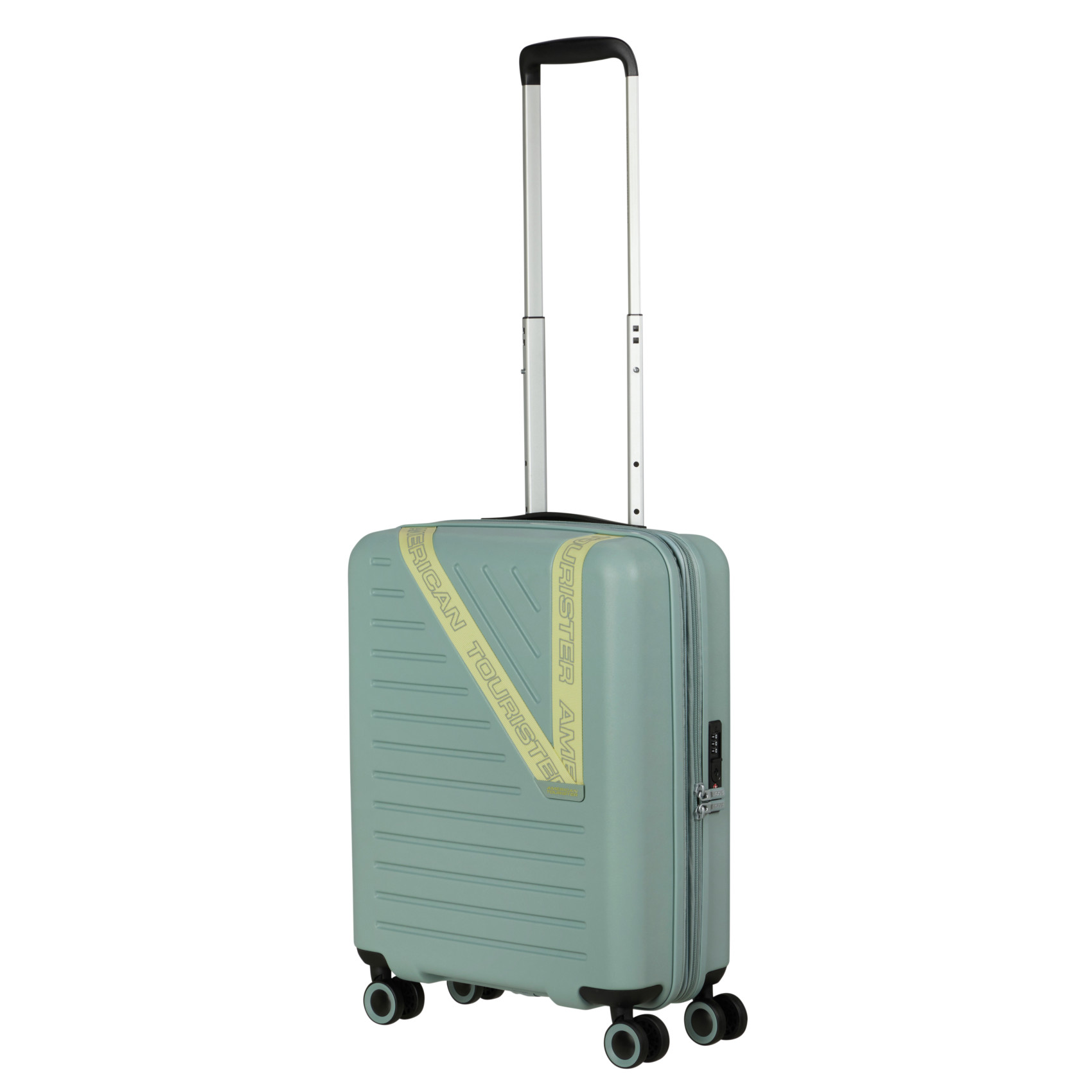 Dynabelt 4-wheel carry-on suitcase size S | Green AMERICAN TOURISTER Men
