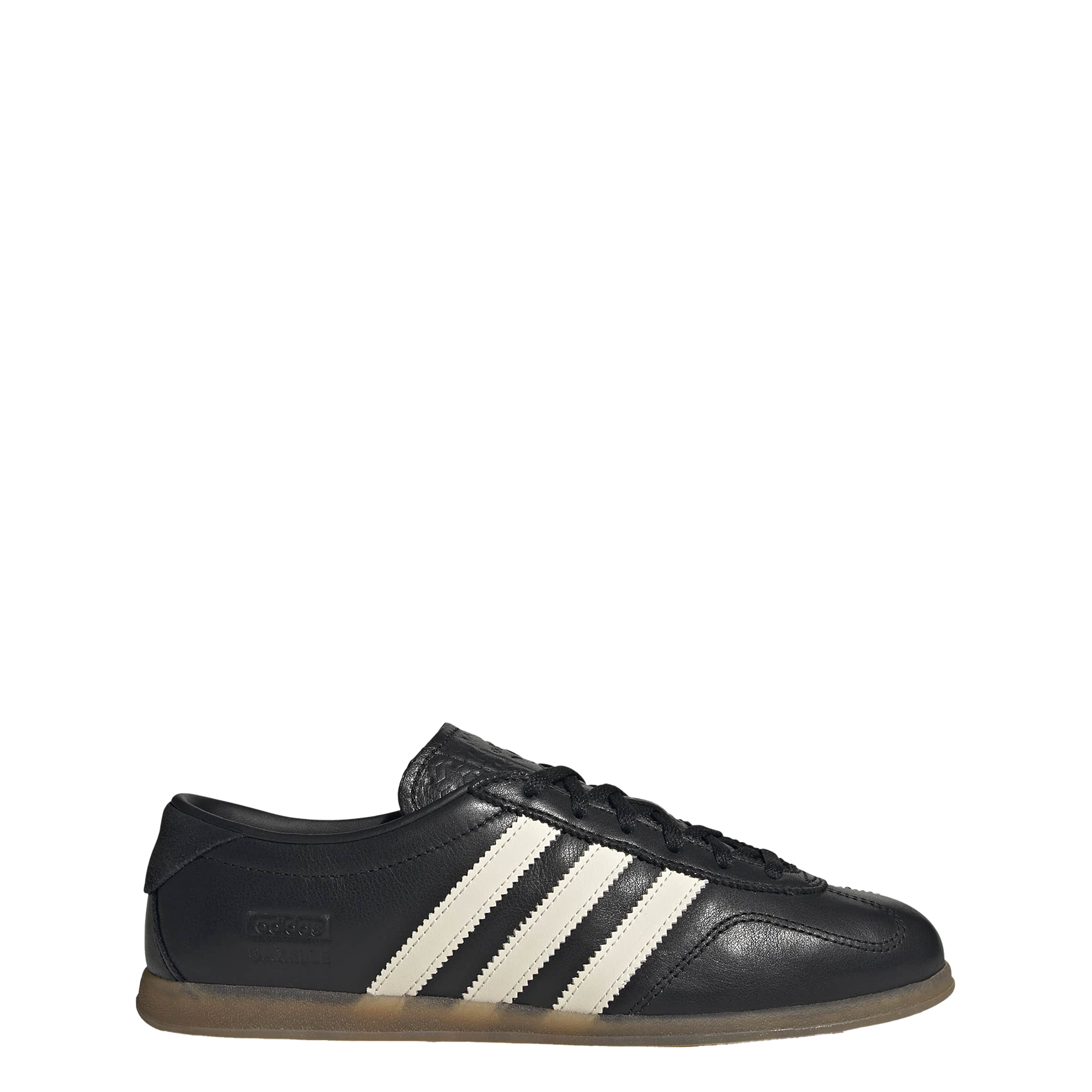 Baskets basses en cuir ADIDAS Noir