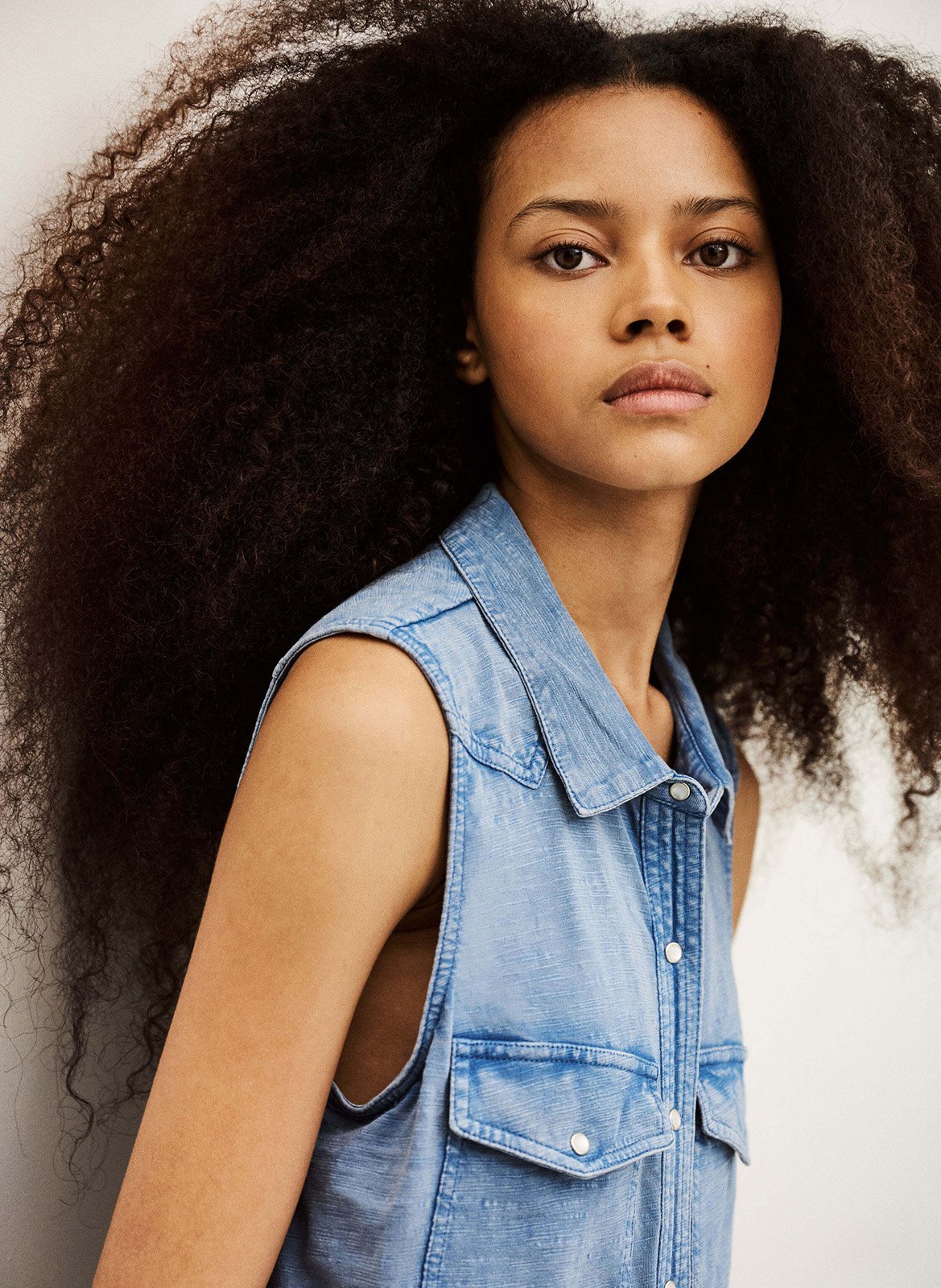 Robe courte col classique BA&SH Bleu