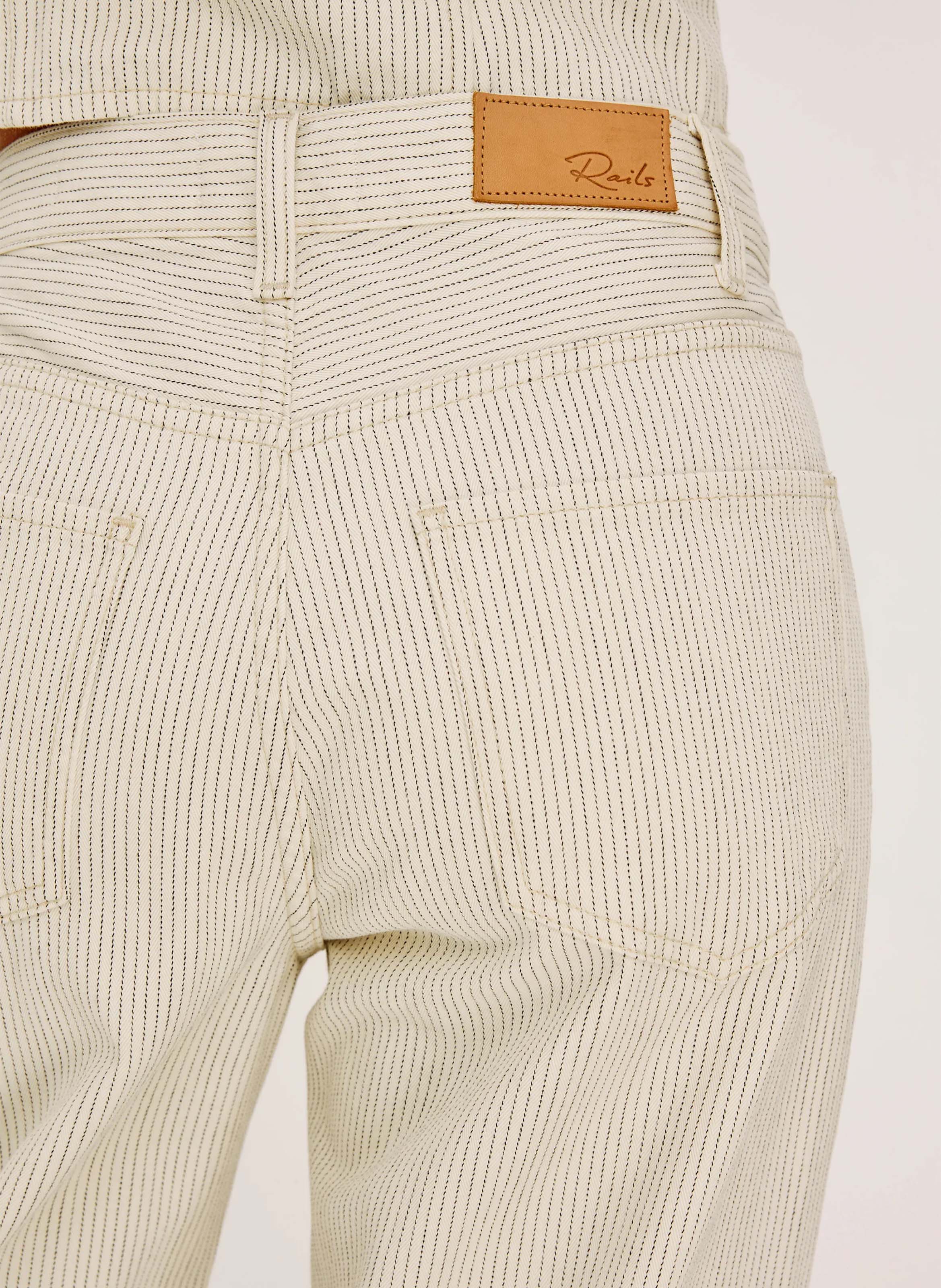 Straight Cut Jeans mit Streifen RAILS Mehrfarbig