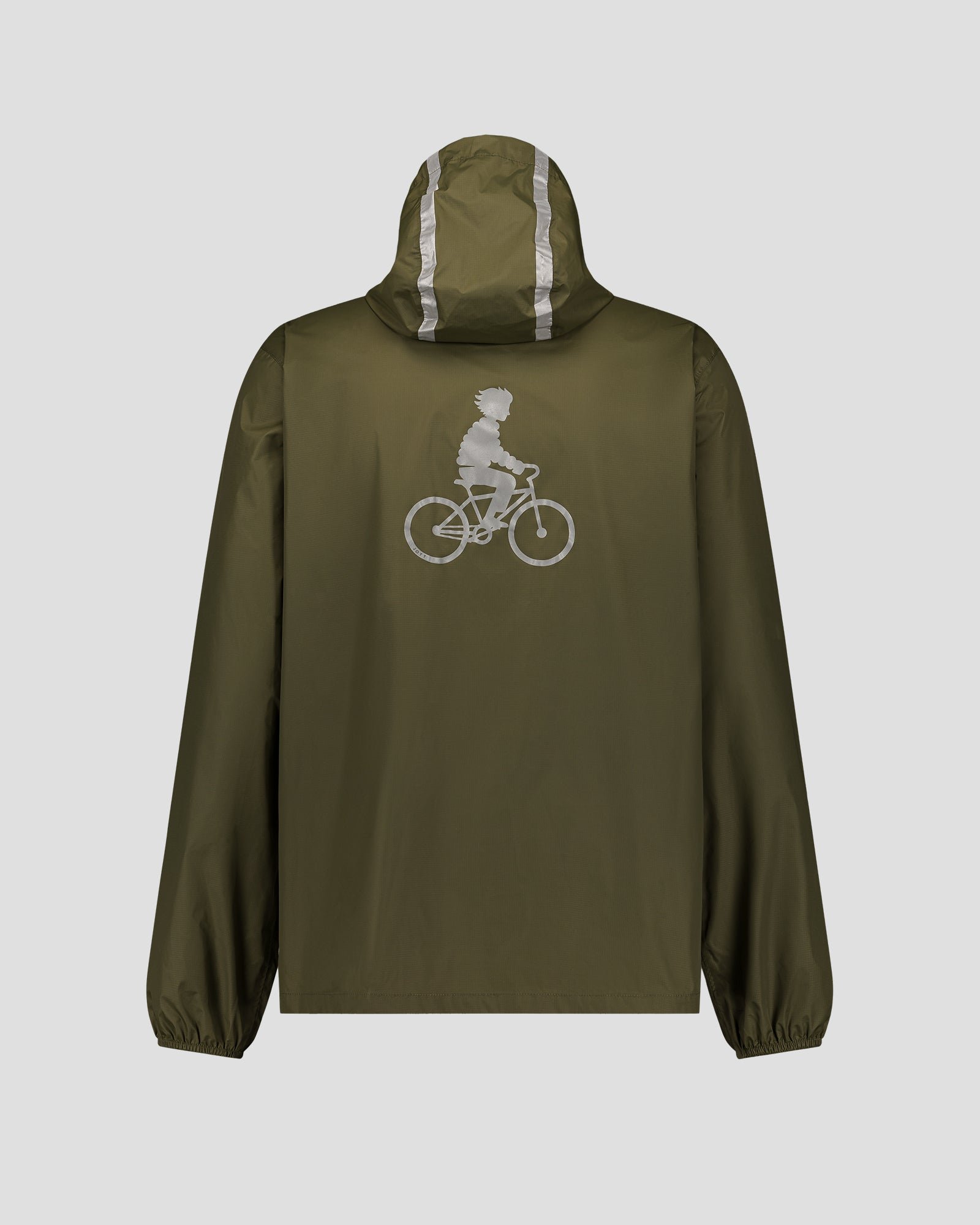 Unisex Reflective Kilmory Raincoat JOTT Green