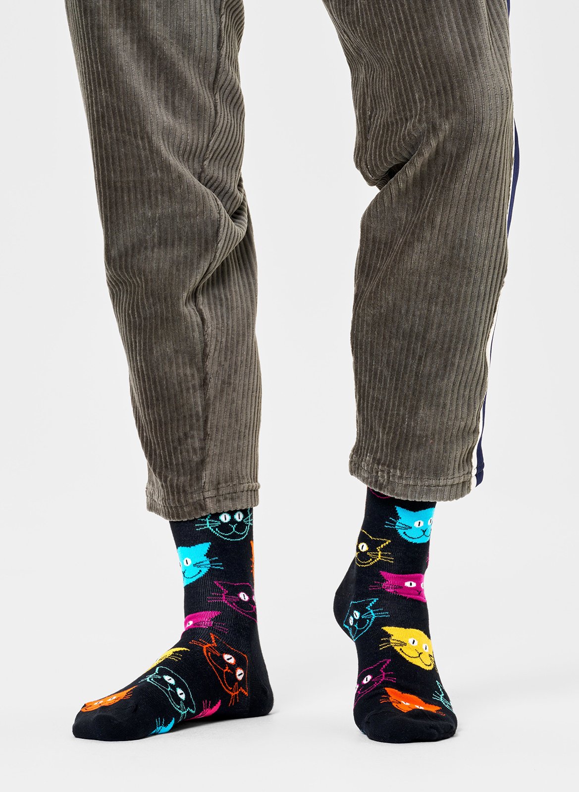 Socken aus Baumwoll-Mix mit Print HAPPY SOCKS Schwarz