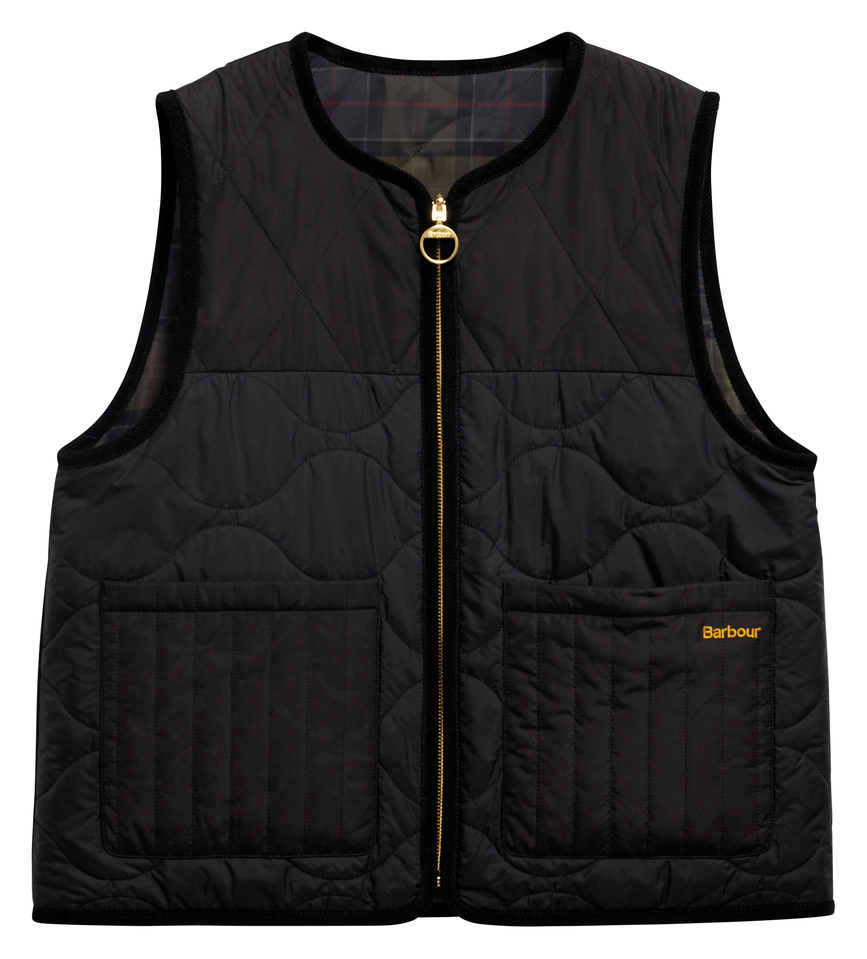 Reversible crew-neck cardigan BARBOUR Black