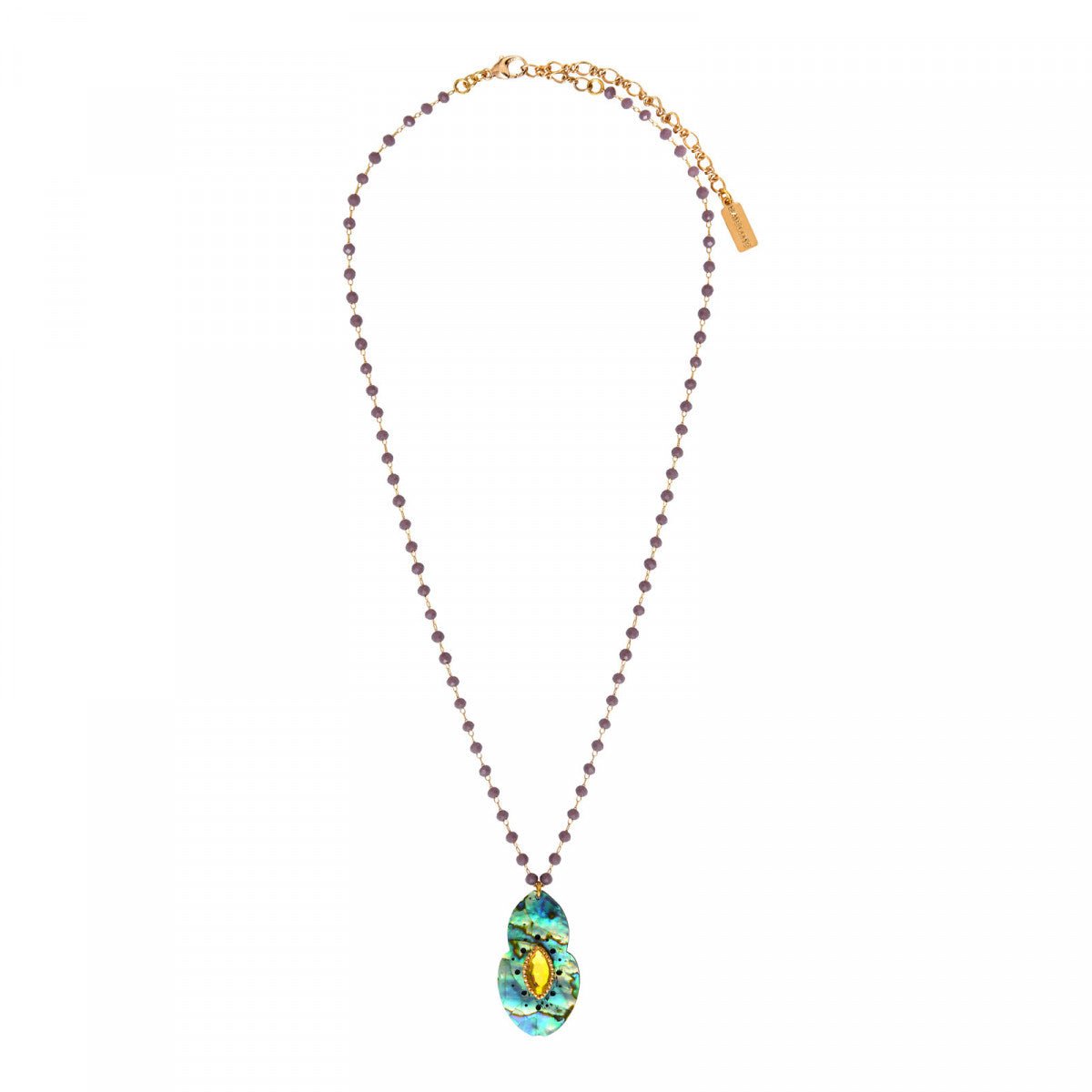Pendant necklace SATELLITE PARIS Blue