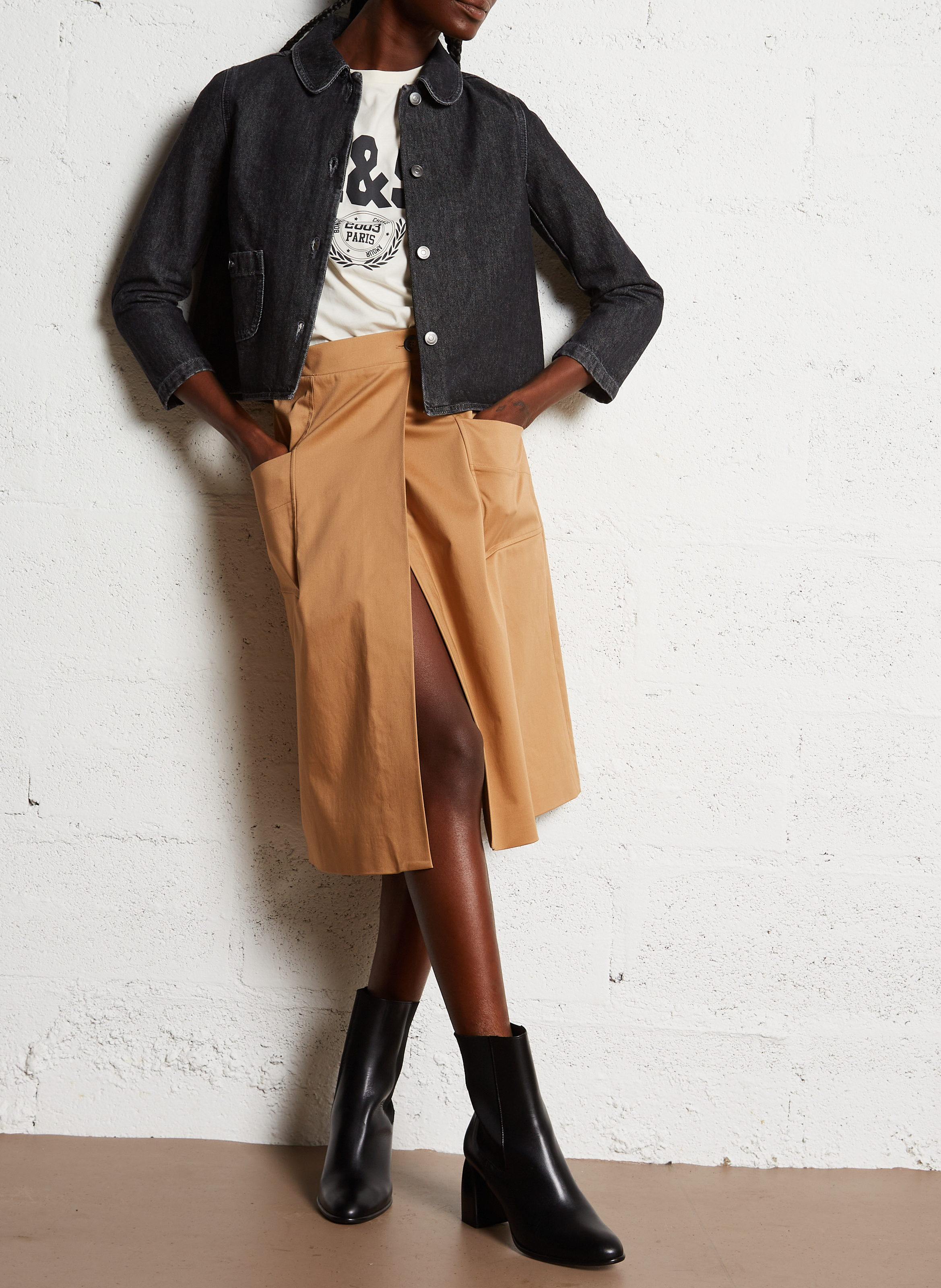 Effen T-shirt BA&SH Beige