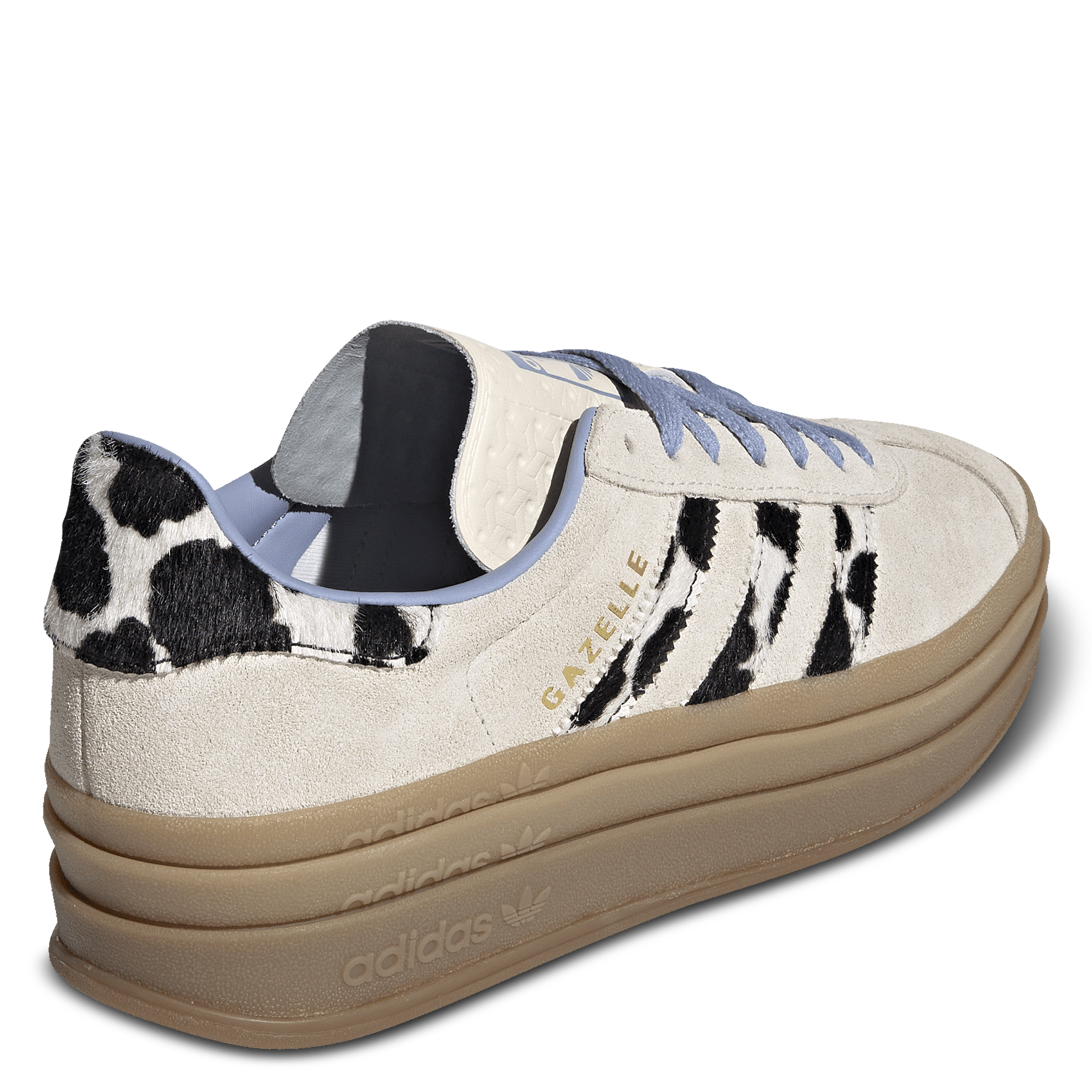 Low-top leather platform sneakers ADIDAS White