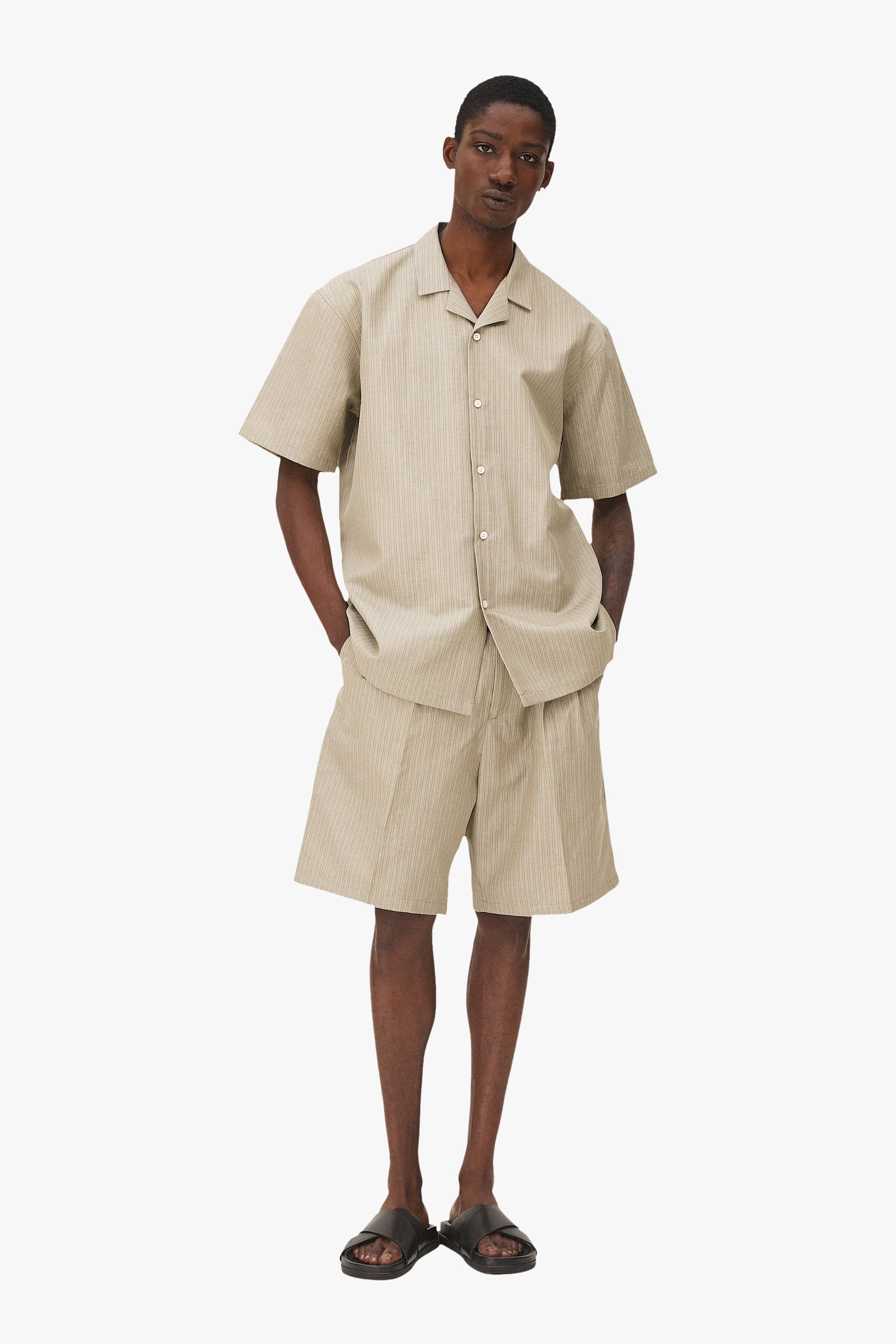Casual Orleans Shirt Noyoco Beige