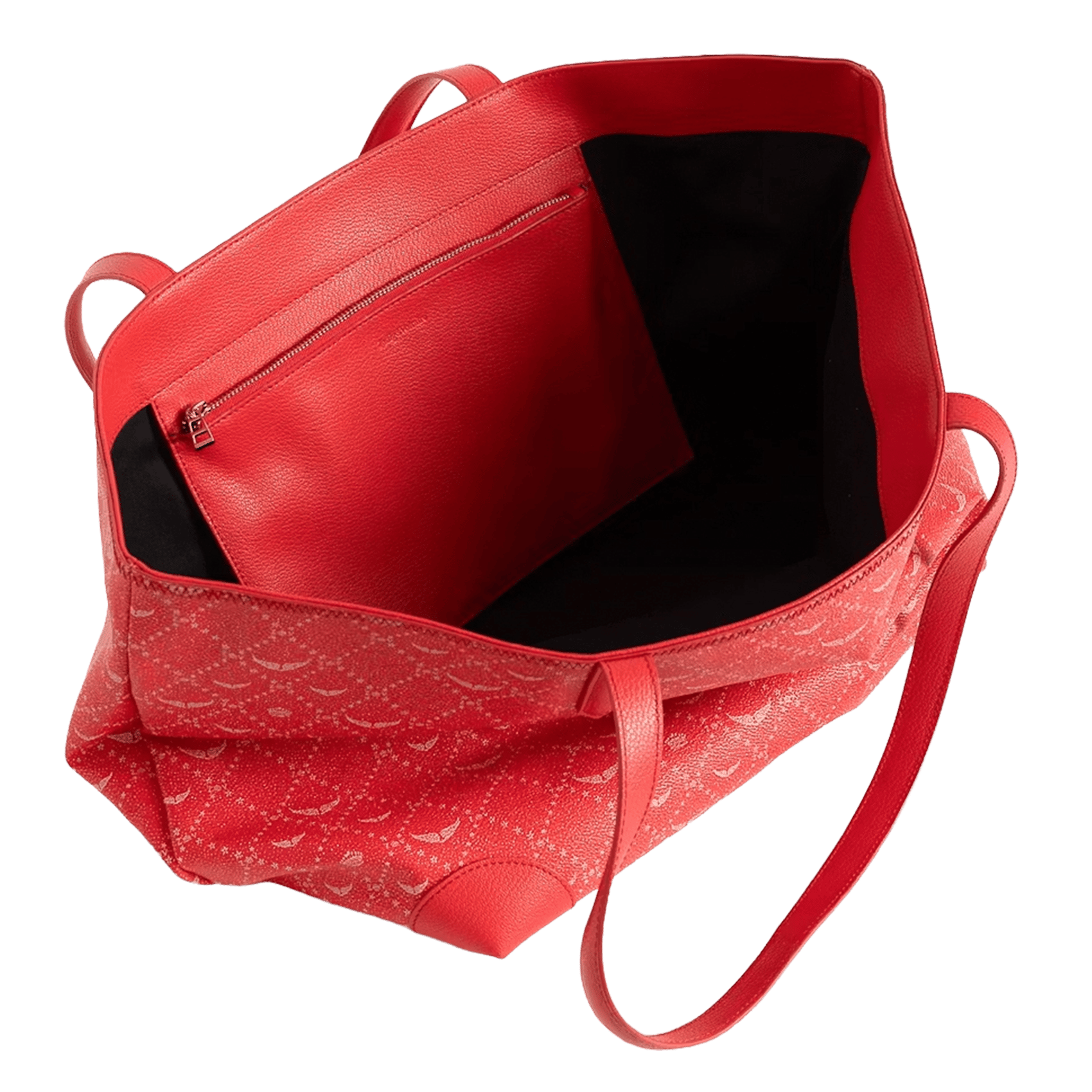 Shopper tas met monogramprint ZADIG&VOLTAIRE Rood
