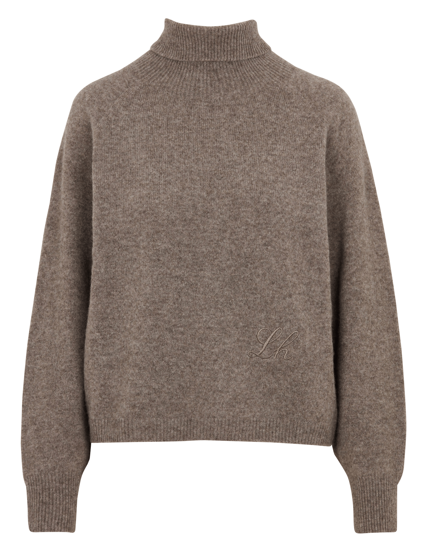 Gerader Rollkragenpullover aus Wolle LEON & HARPER
