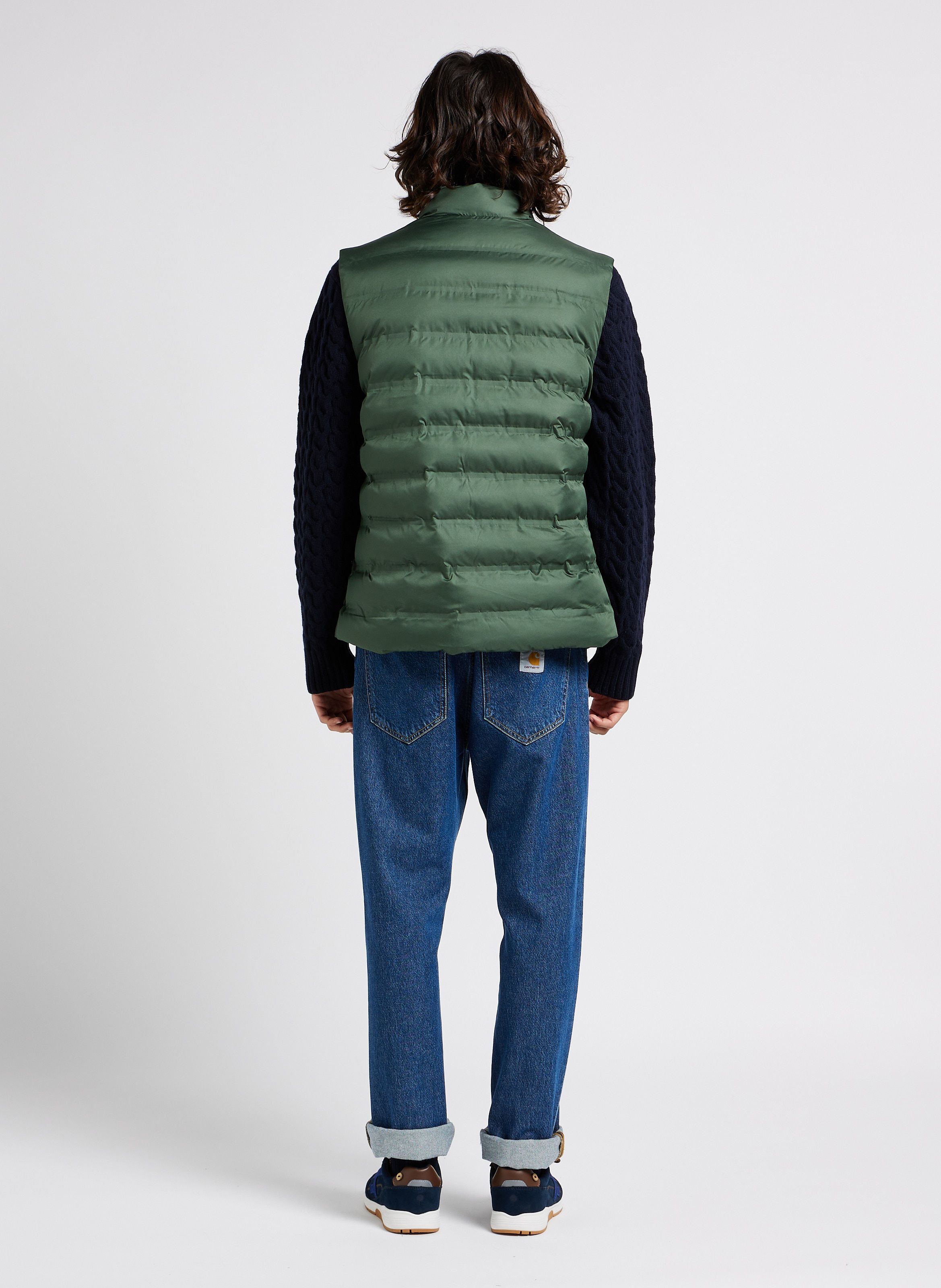 Doudoune Col Rond Dark Green Hackett Homme Place des Tendances