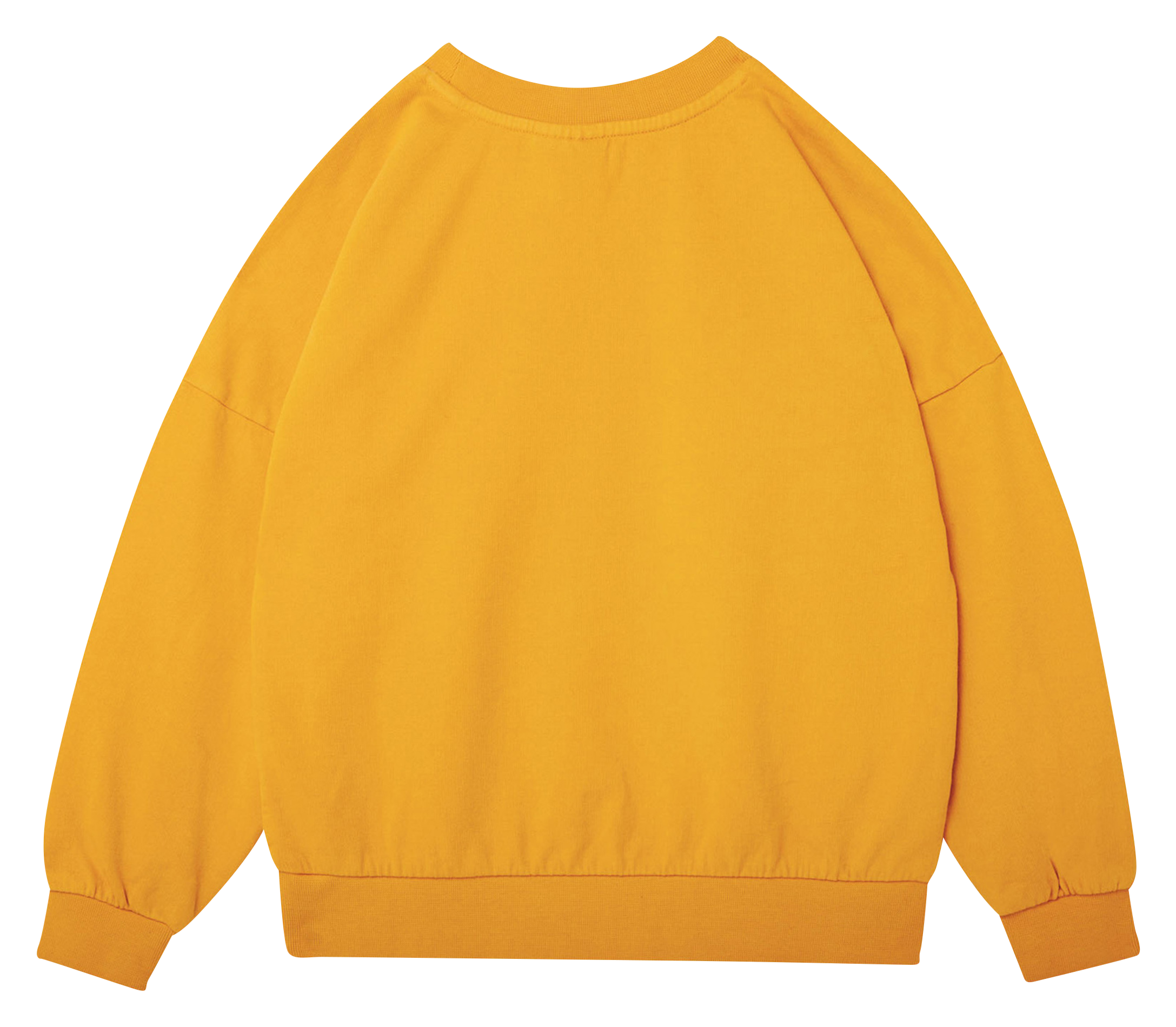 Sweat col rond imprimé en coton  THE CAMPAMENTO Jaune