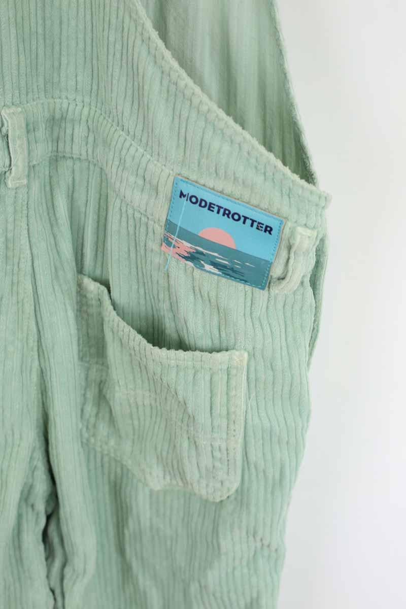 Salopette en coton MODETROTTER - Seconde Main Vert