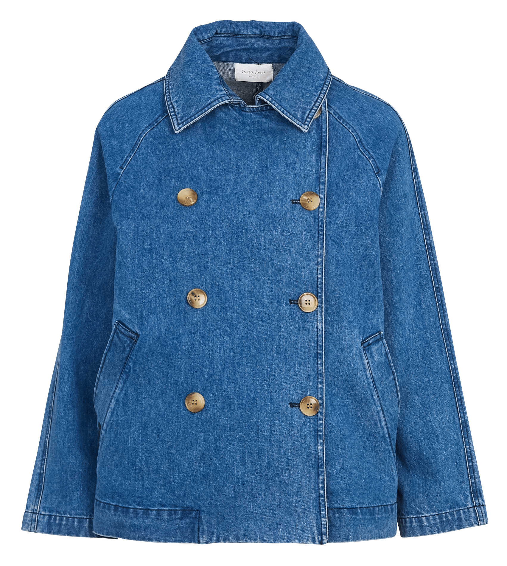 Veste oversize en coton BELLA JONES Bleu