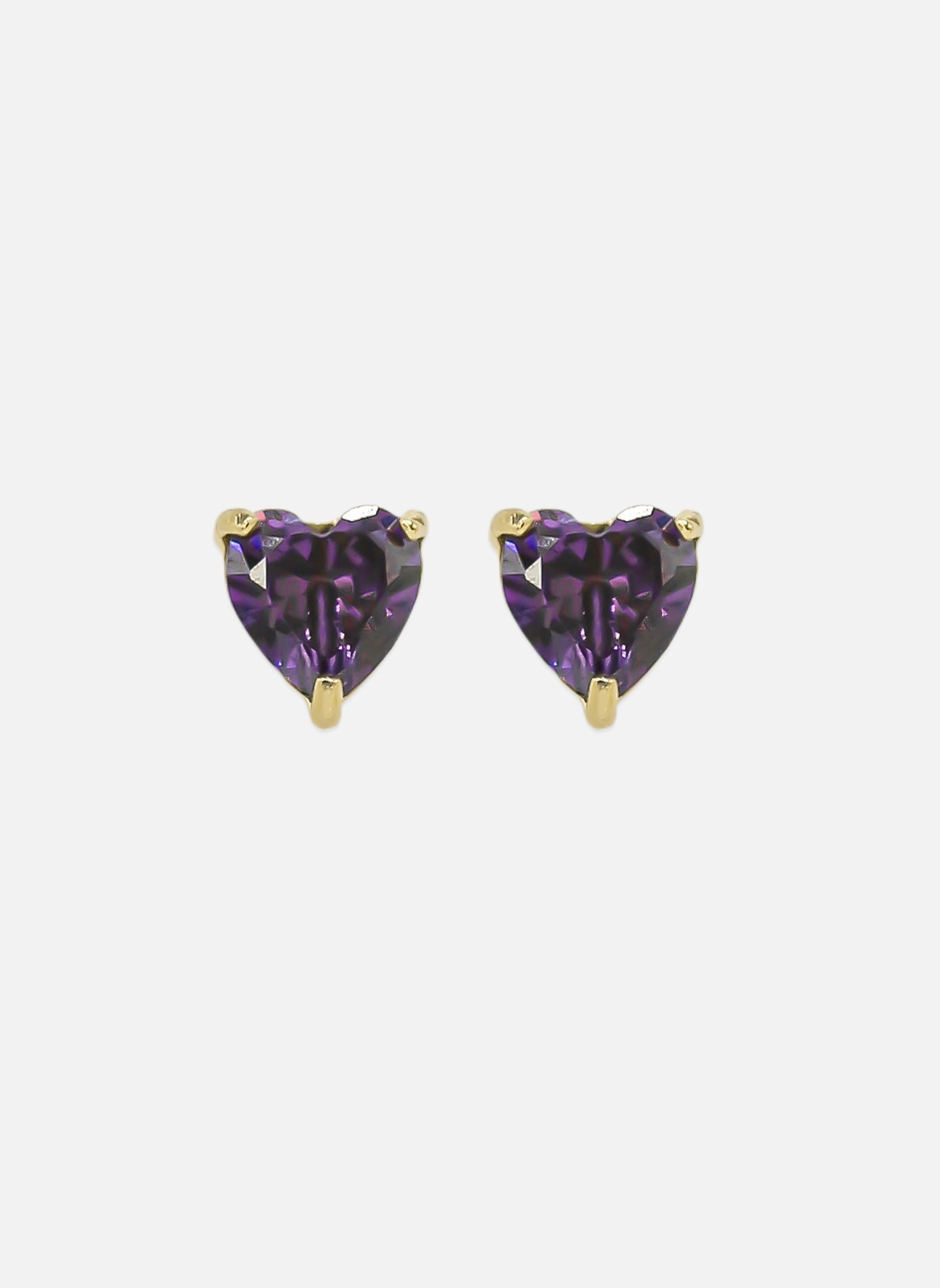 Earrings AEC Paris Purple
