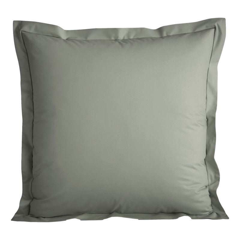 Parure de draps percale de coton peigné "julian" 3 pièces pour lit 1 place coton pur COTON PUR Gris