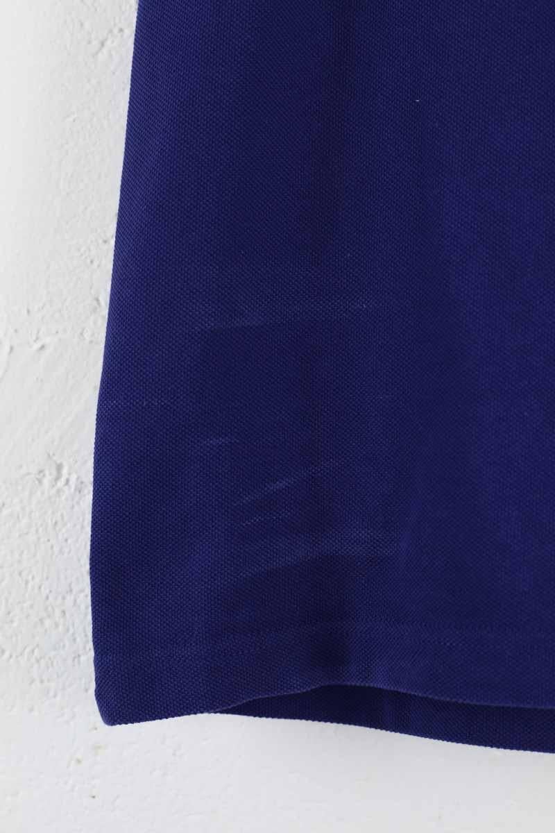 Cotton polo MONCLER - Seconde Main Blue