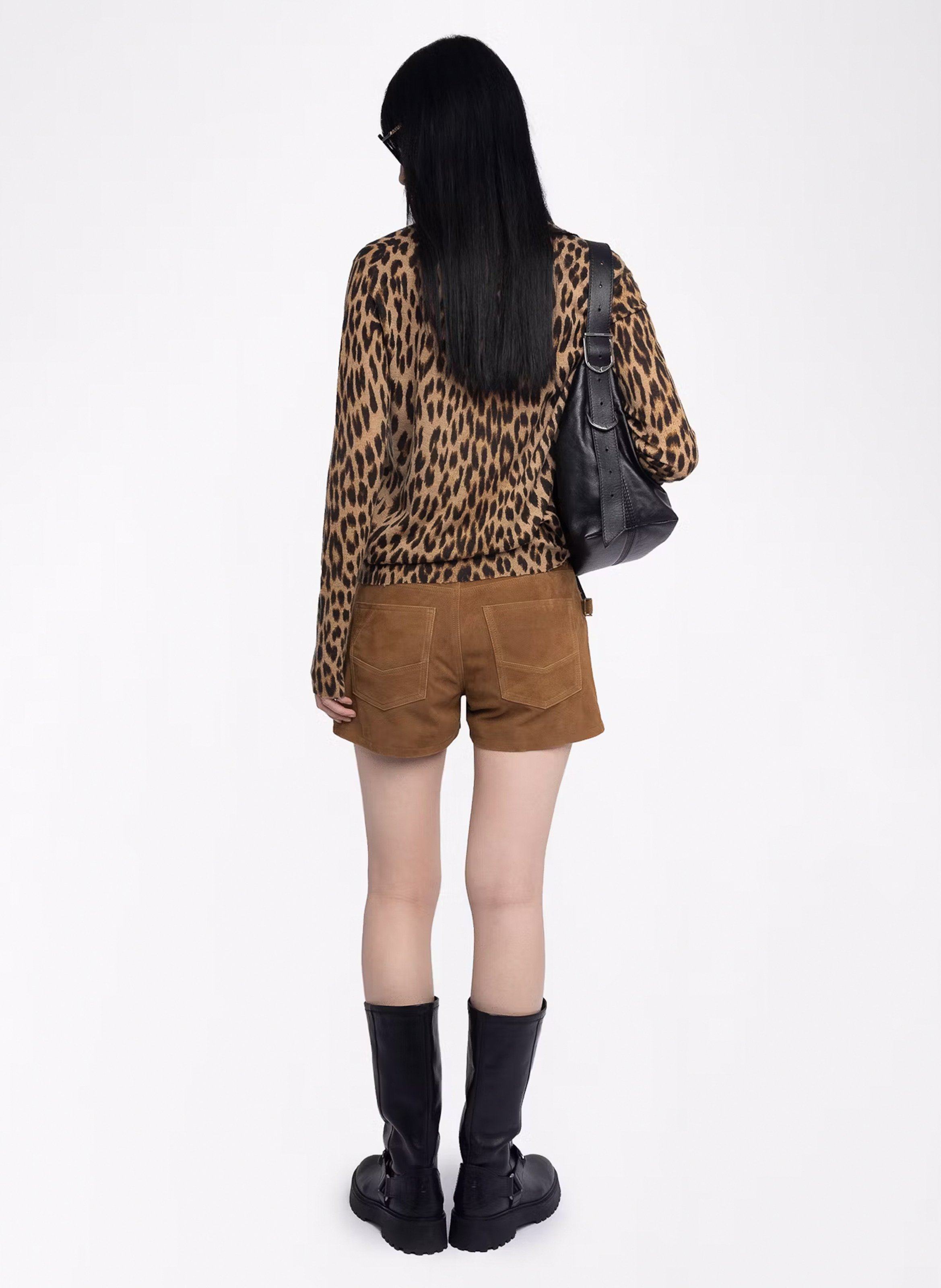 Pull col V en cachemire en cachemire ZADIG&VOLTAIRE Marron