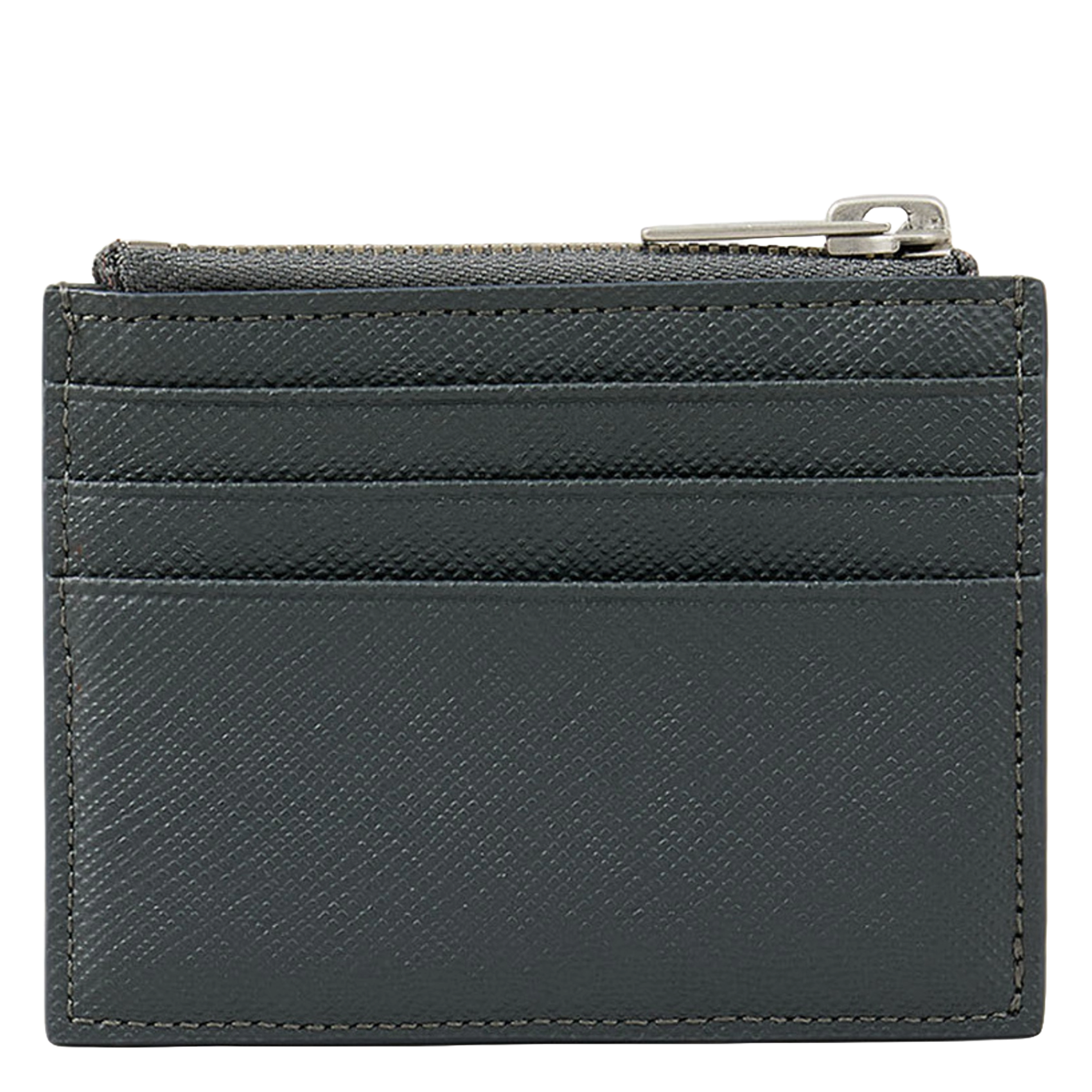 Porte-cartes en cuir SANDRO Gris
