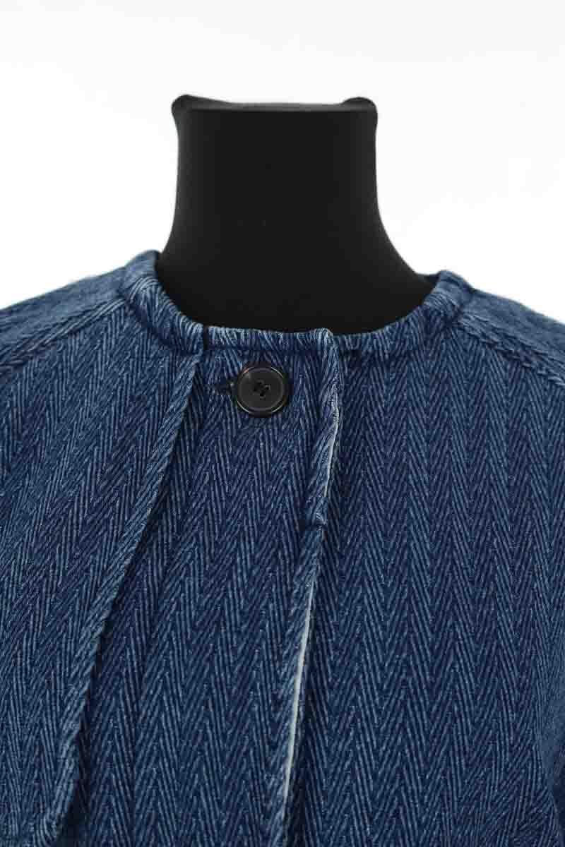 Cotton coat ISABEL MARANT ÉTOILE - SECONDE MAIN Blue