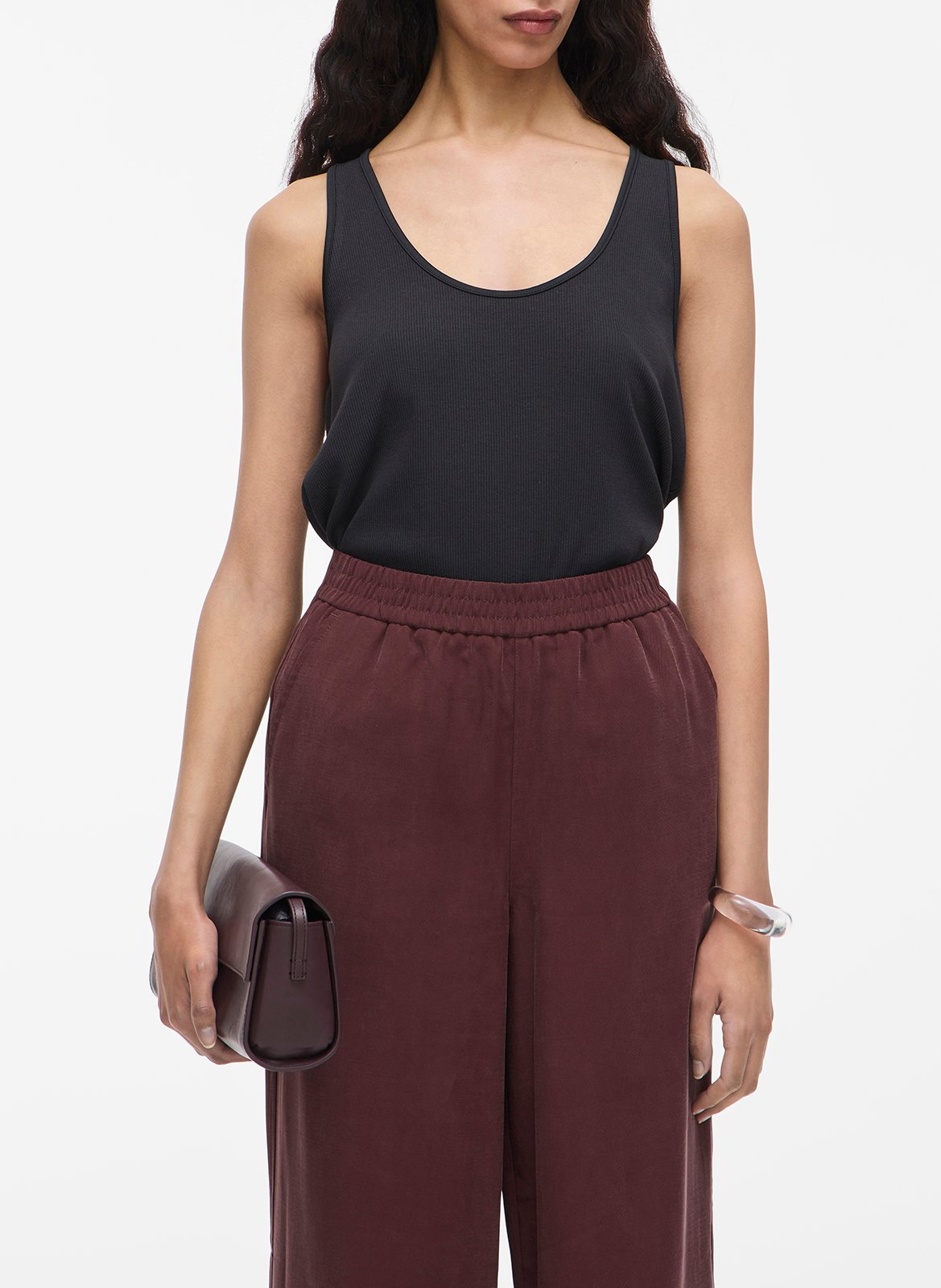 Bedrucktes Viskose-Top ROUGE EDIT