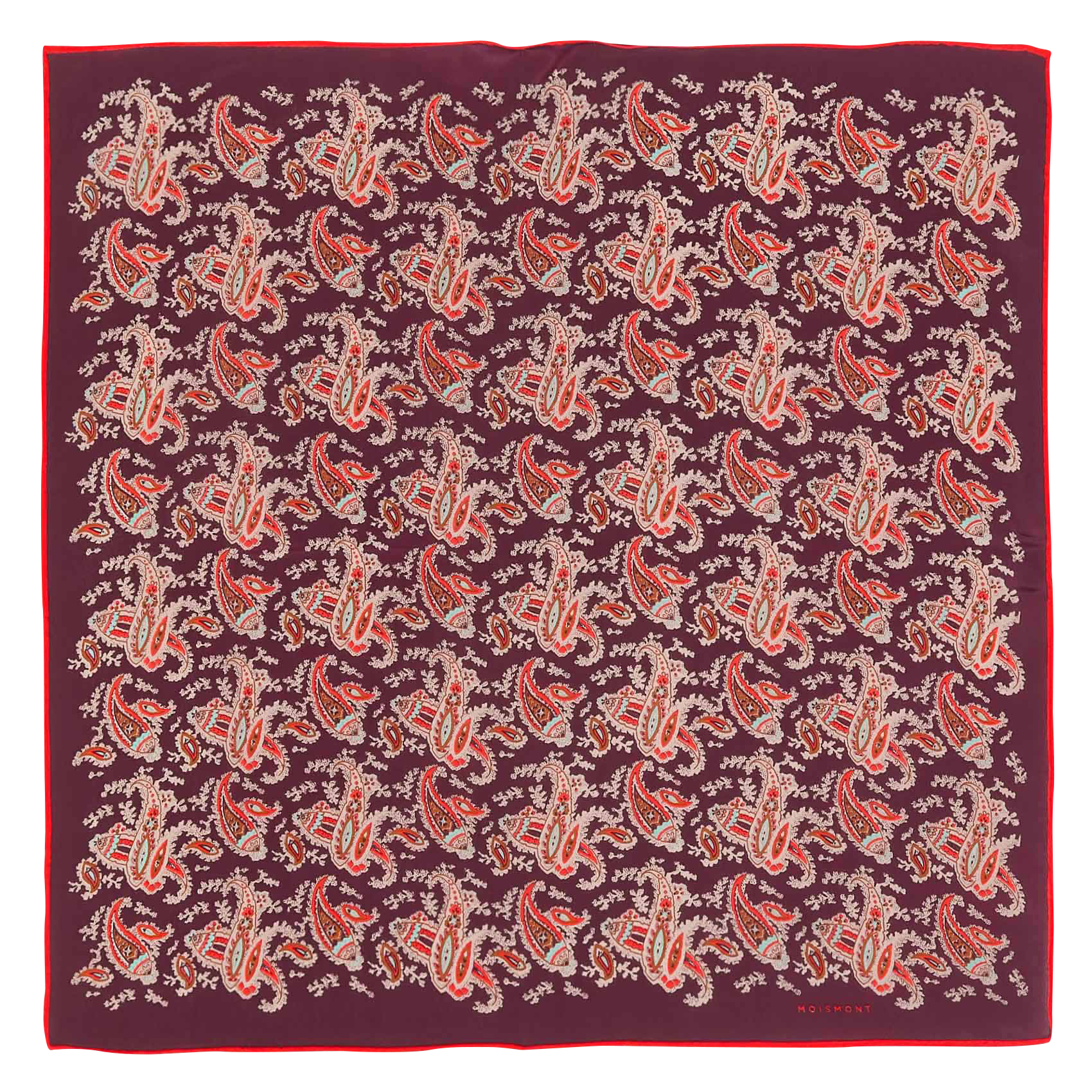 Foulard en soir MOISMONT Prune