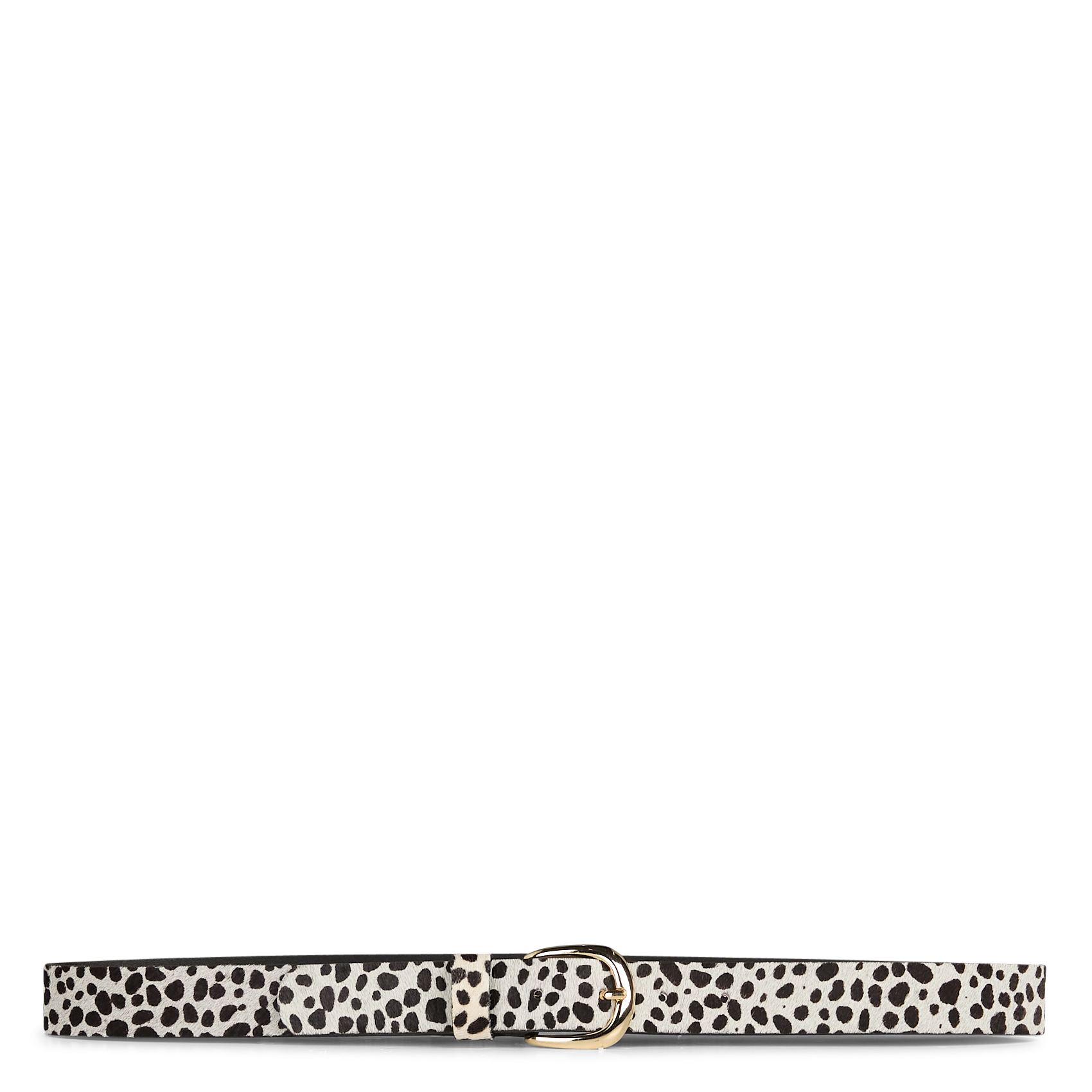 Ceinture en cuir pony imprimé DES PETITS HAUTS