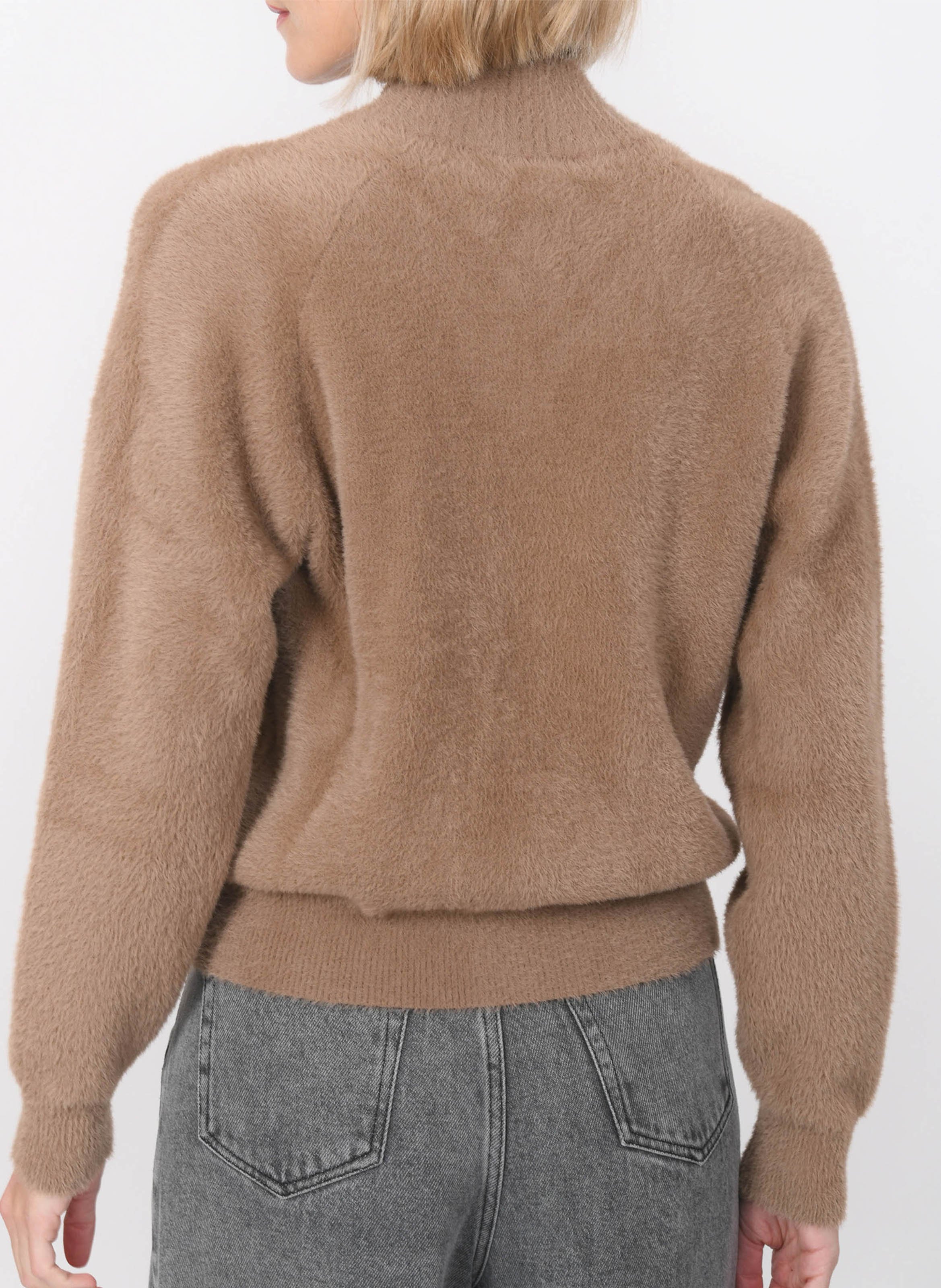 Gilet ample col montant KOOKAI Marron