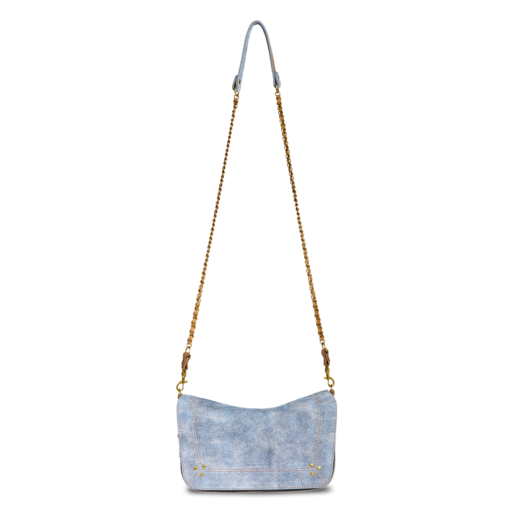 Sac bandoulière en cuir JEROME DREYFUSS Bleu