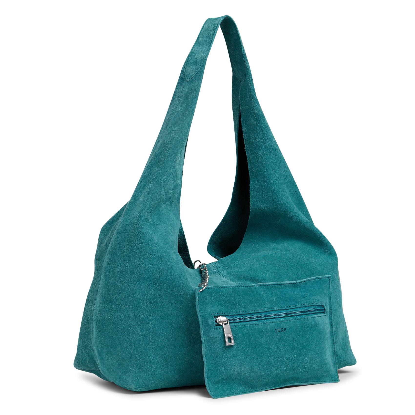 Cabas en cuir IKKS Vert