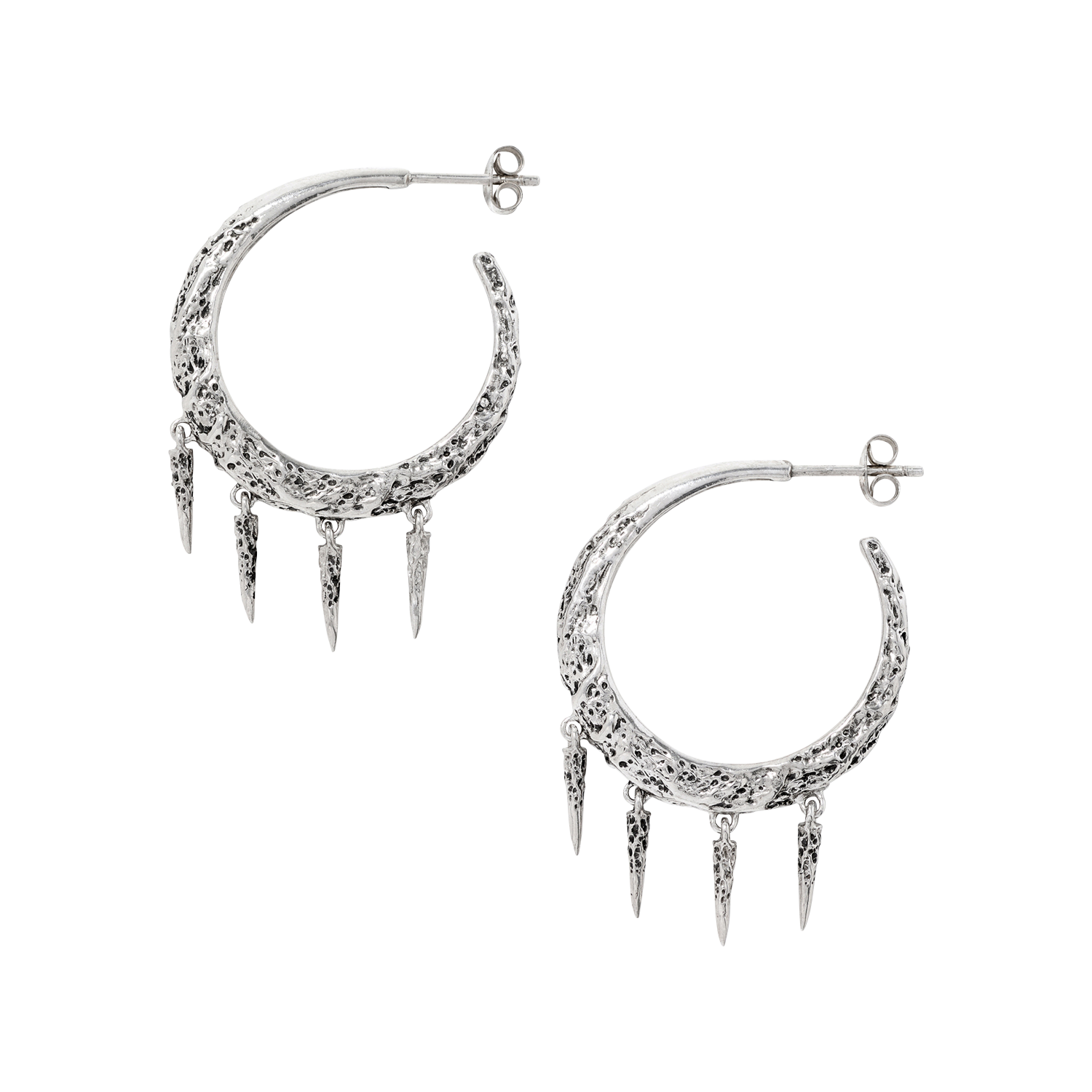 Oorringen BA&SH Zilver