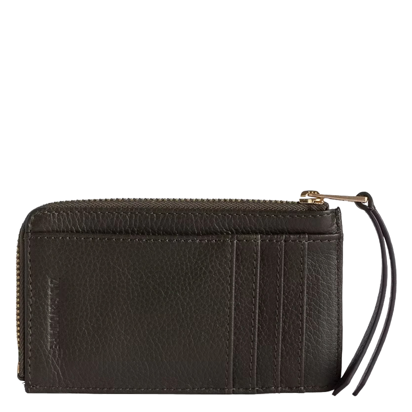 Porte-cartes en cuir ZADIG&VOLTAIRE Vert