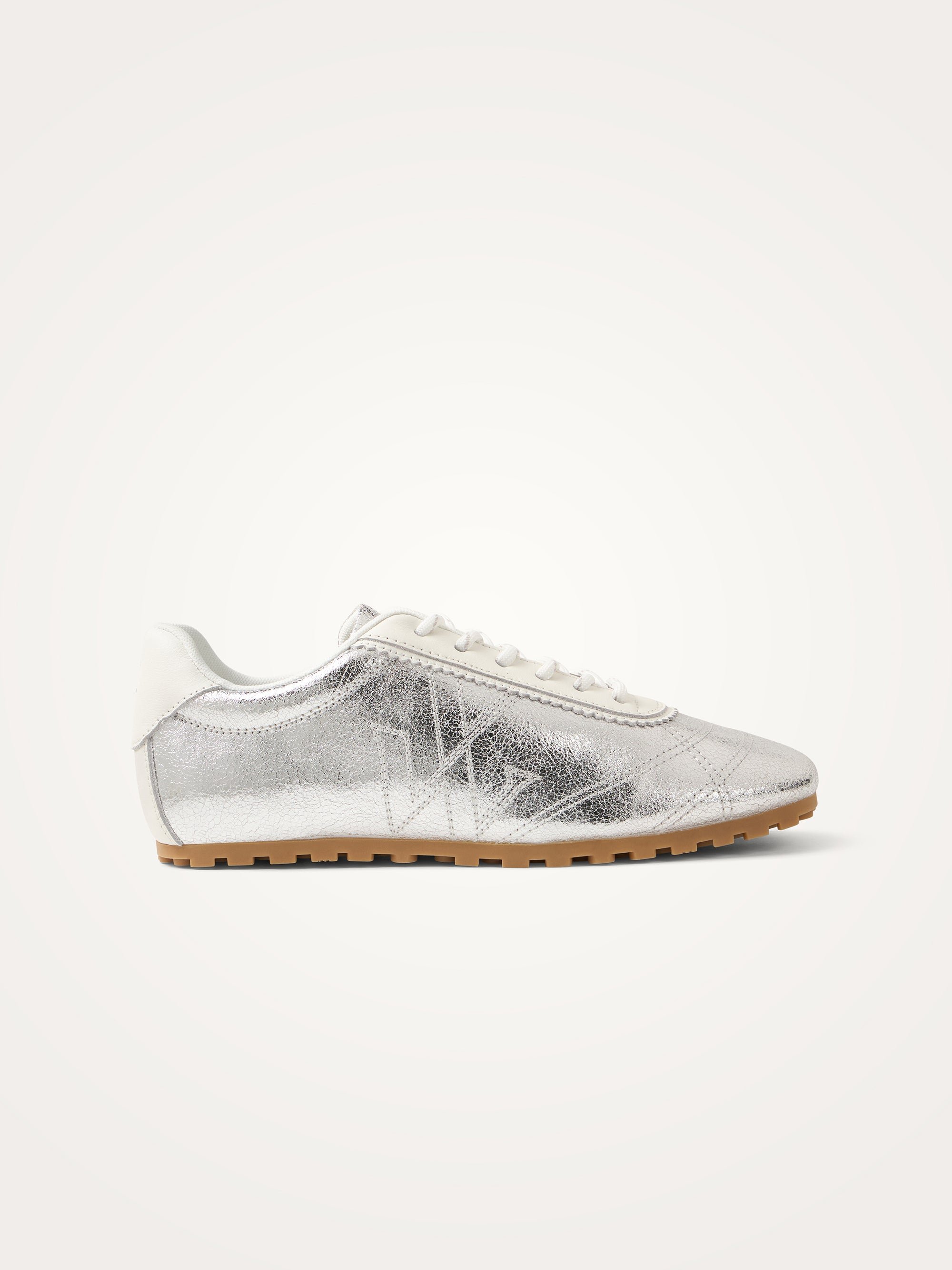 Sneakers with monogram sewn on a thin grooved sole VANESSA WU