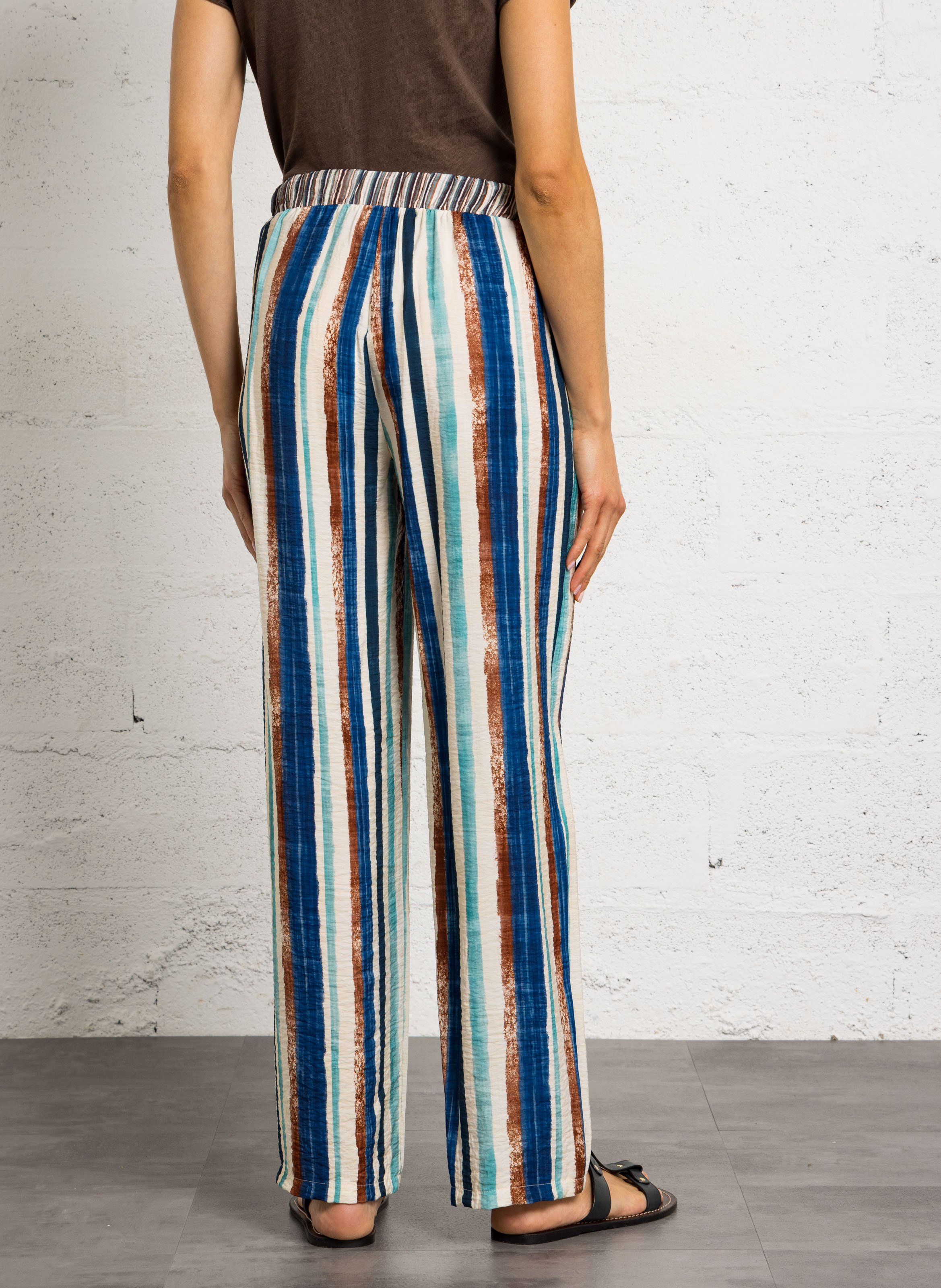 Pantalon droit imprimé PLEASE Multicolore