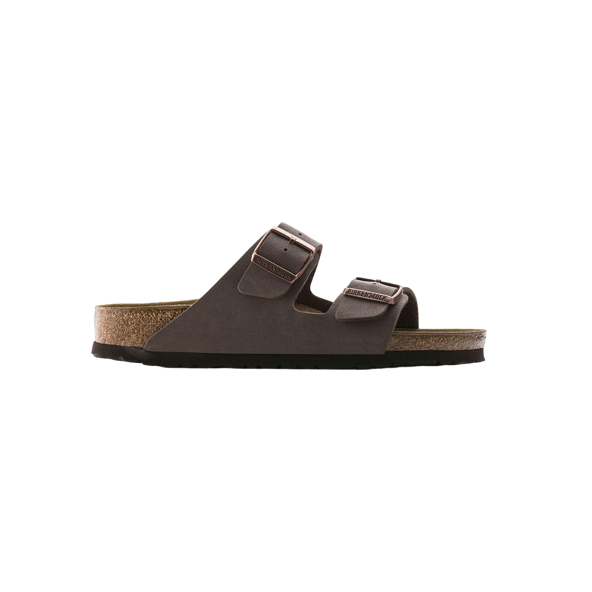 Faux leather sandals BIRKENSTOCK Brown