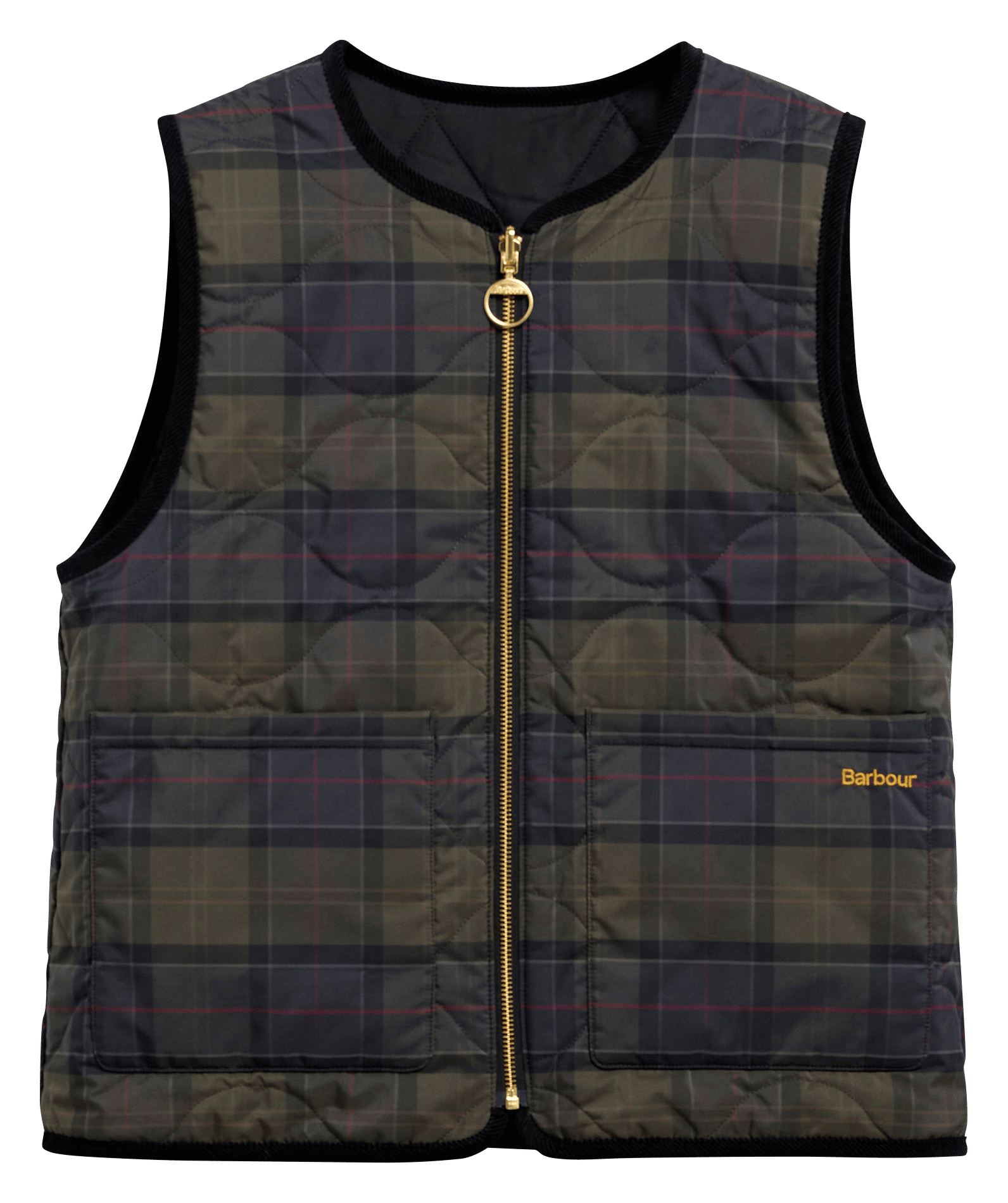 Reversible crew-neck cardigan BARBOUR Black