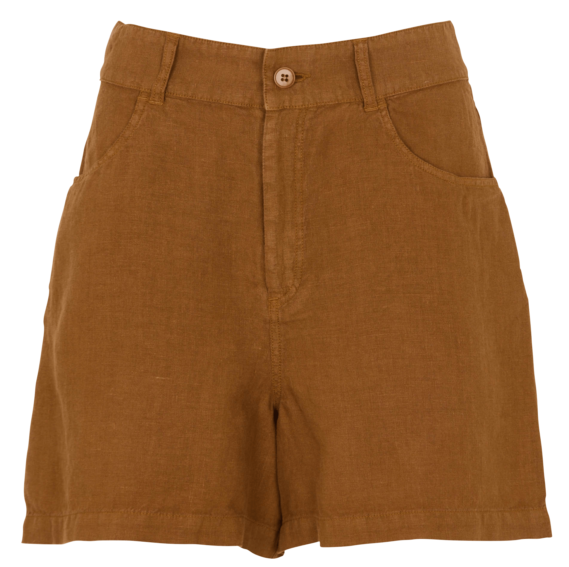 Wijd, linnen short BENSIMON