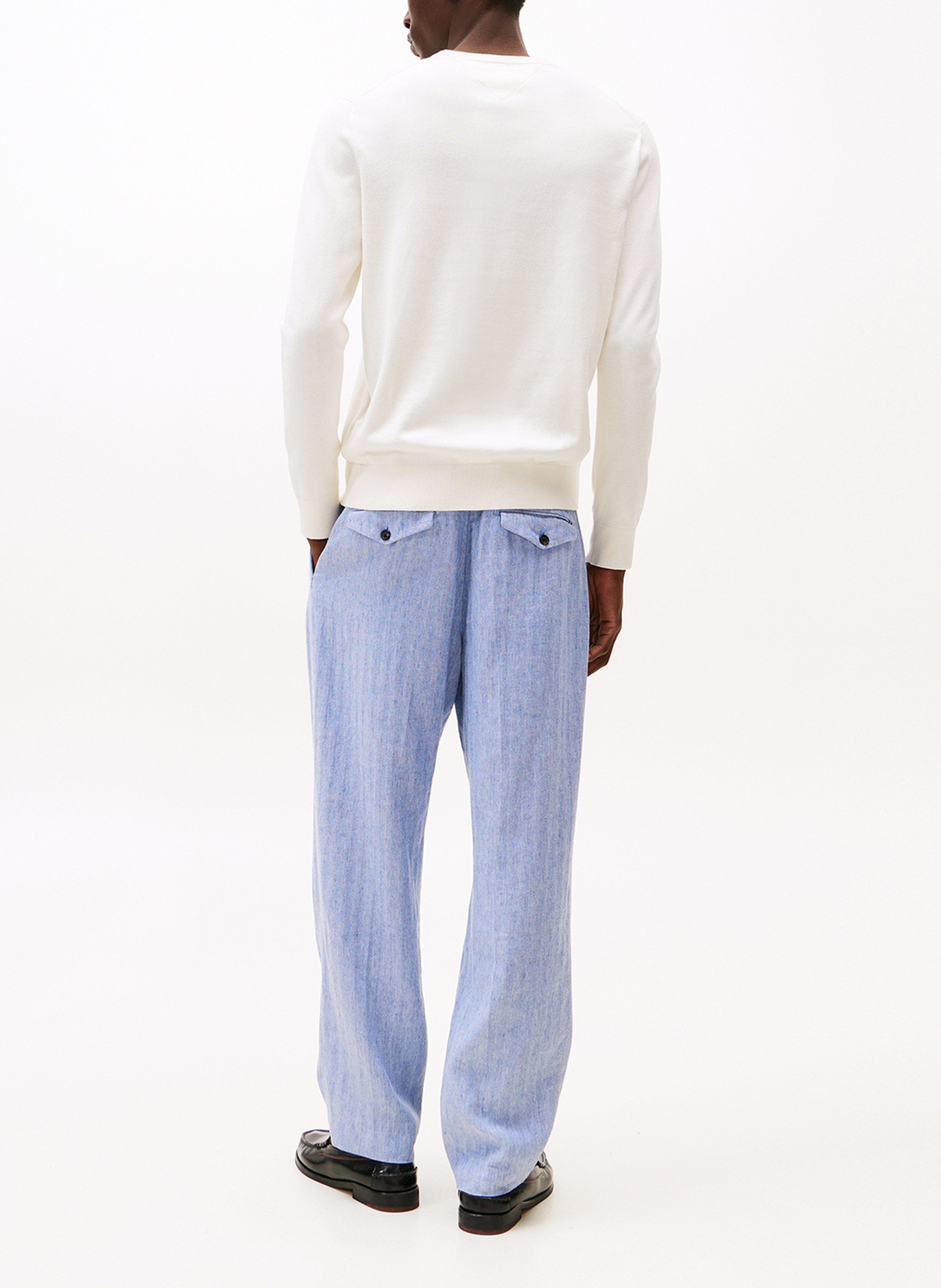 Baumwollpullover TOMMY HILFIGER Gelb