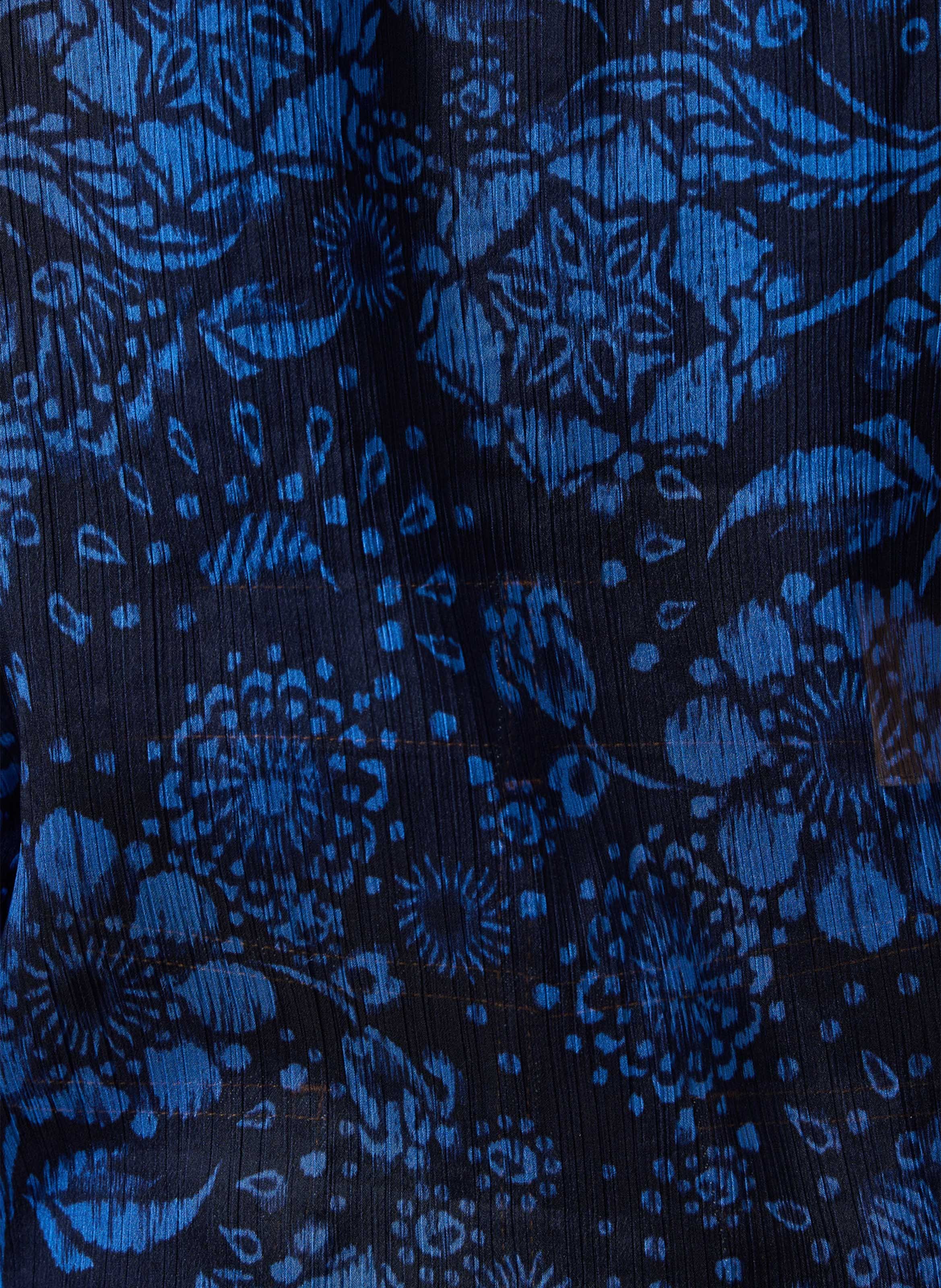 Flowy Floral Top LA FEE MARABOUTEE Blue
