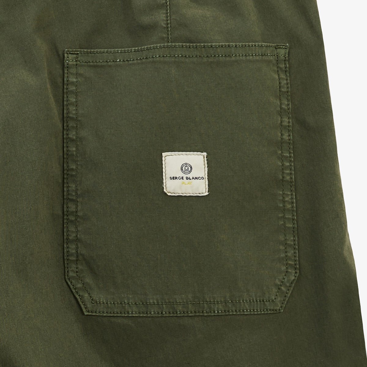 Elastic Waist Bermuda SERGE BLANCO Green