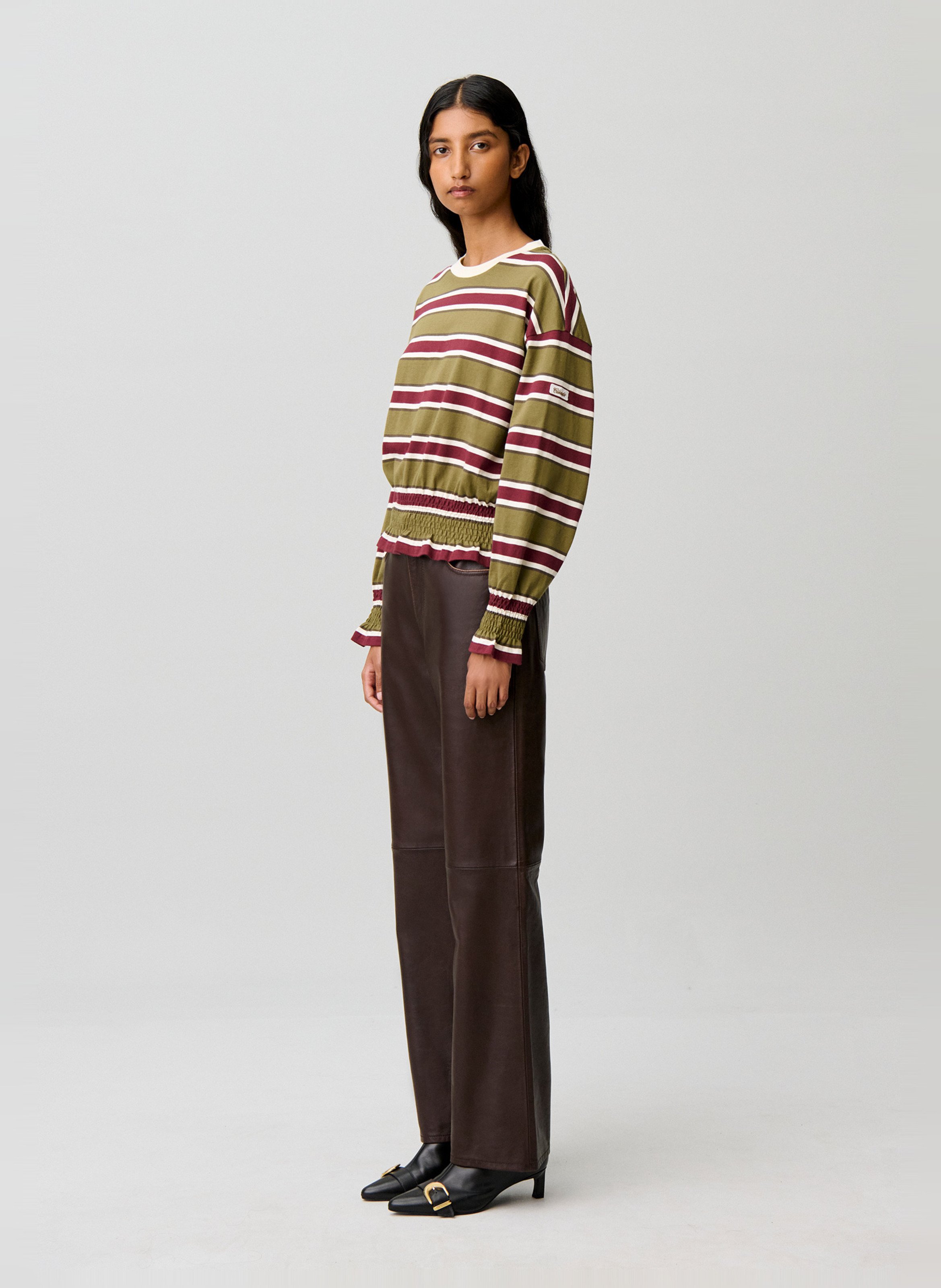 Gestreepte top met lange mouwen CLAUDIE PIERLOT Veelkleurig