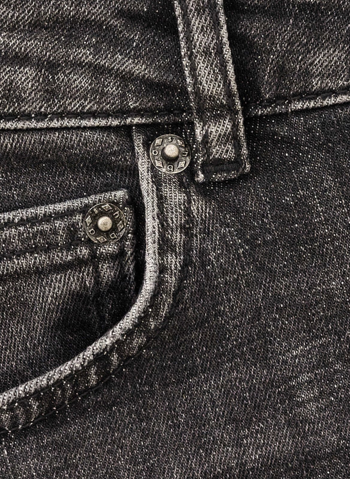 Slimfit-Jeans mit 5 Taschen BA&SH Grau