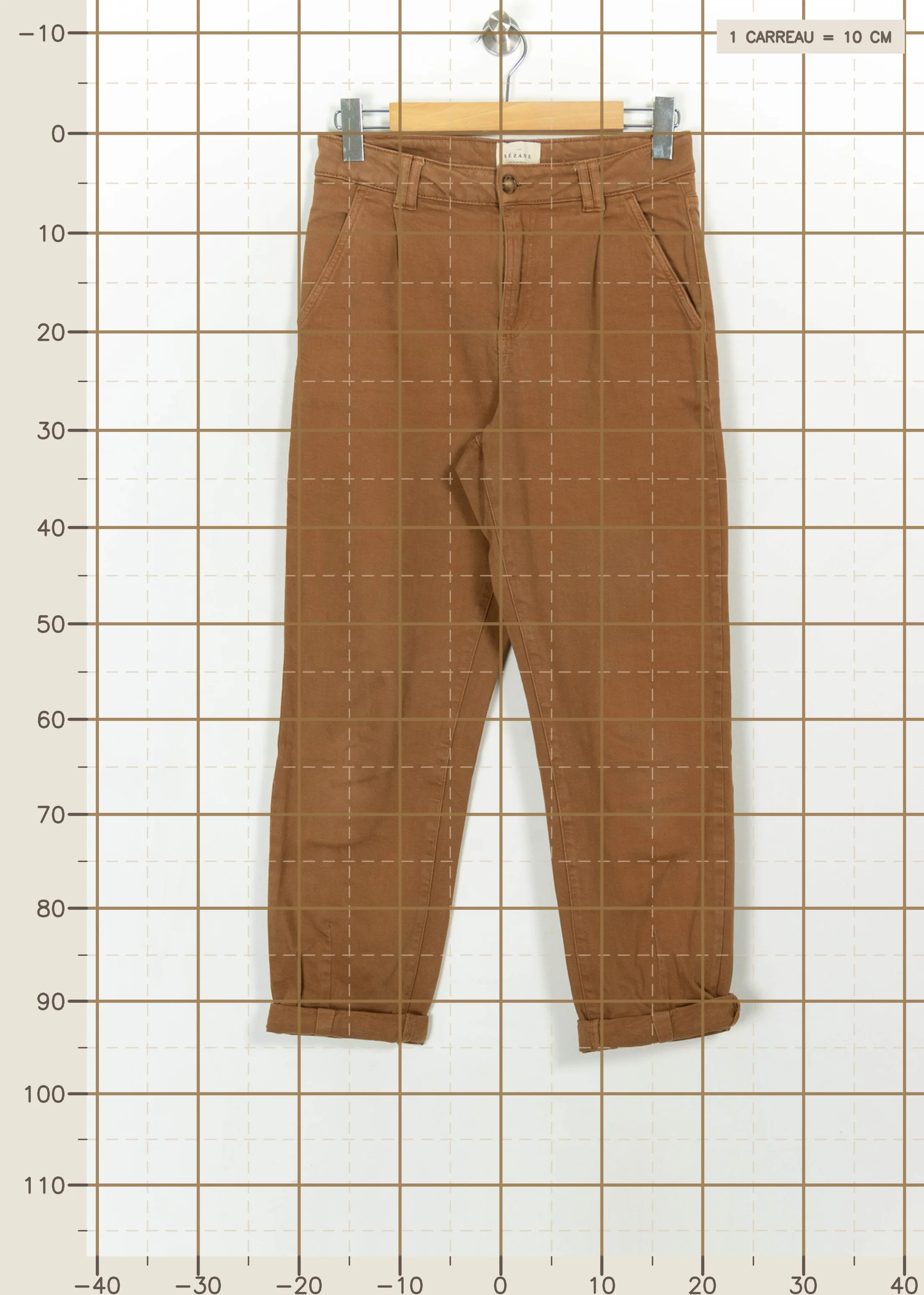 Jeans SEZANE - Seconde main Brown