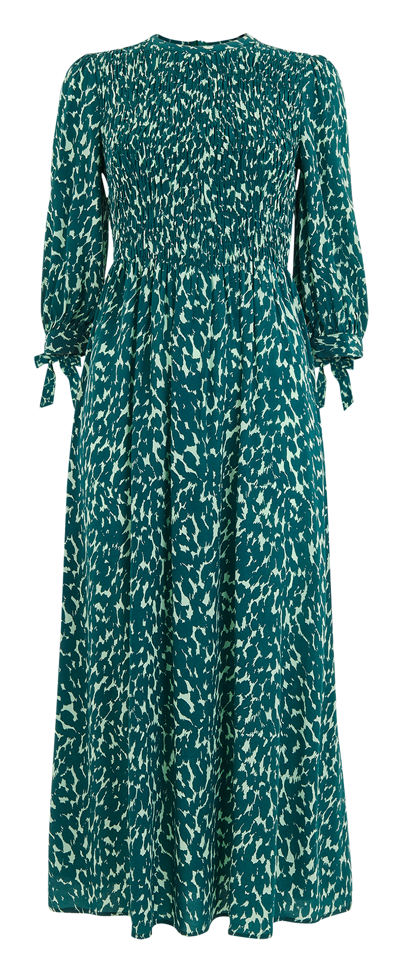 Long Printed Dress Green Multi Whistles Women Place des Tendances