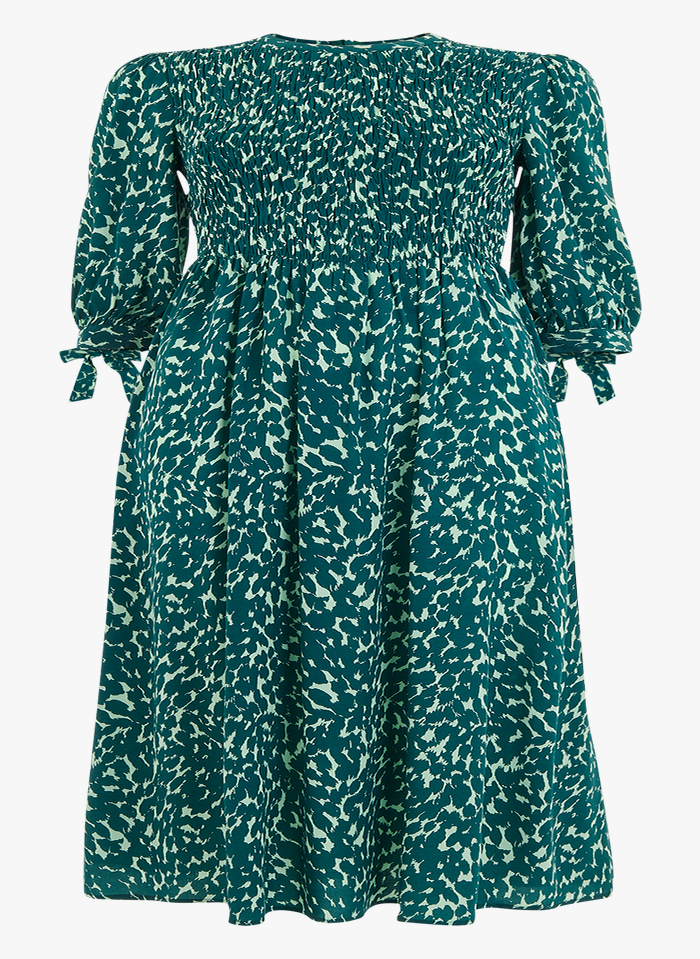 Long Printed Dress Green Multi Whistles - Women | Place des Tendances