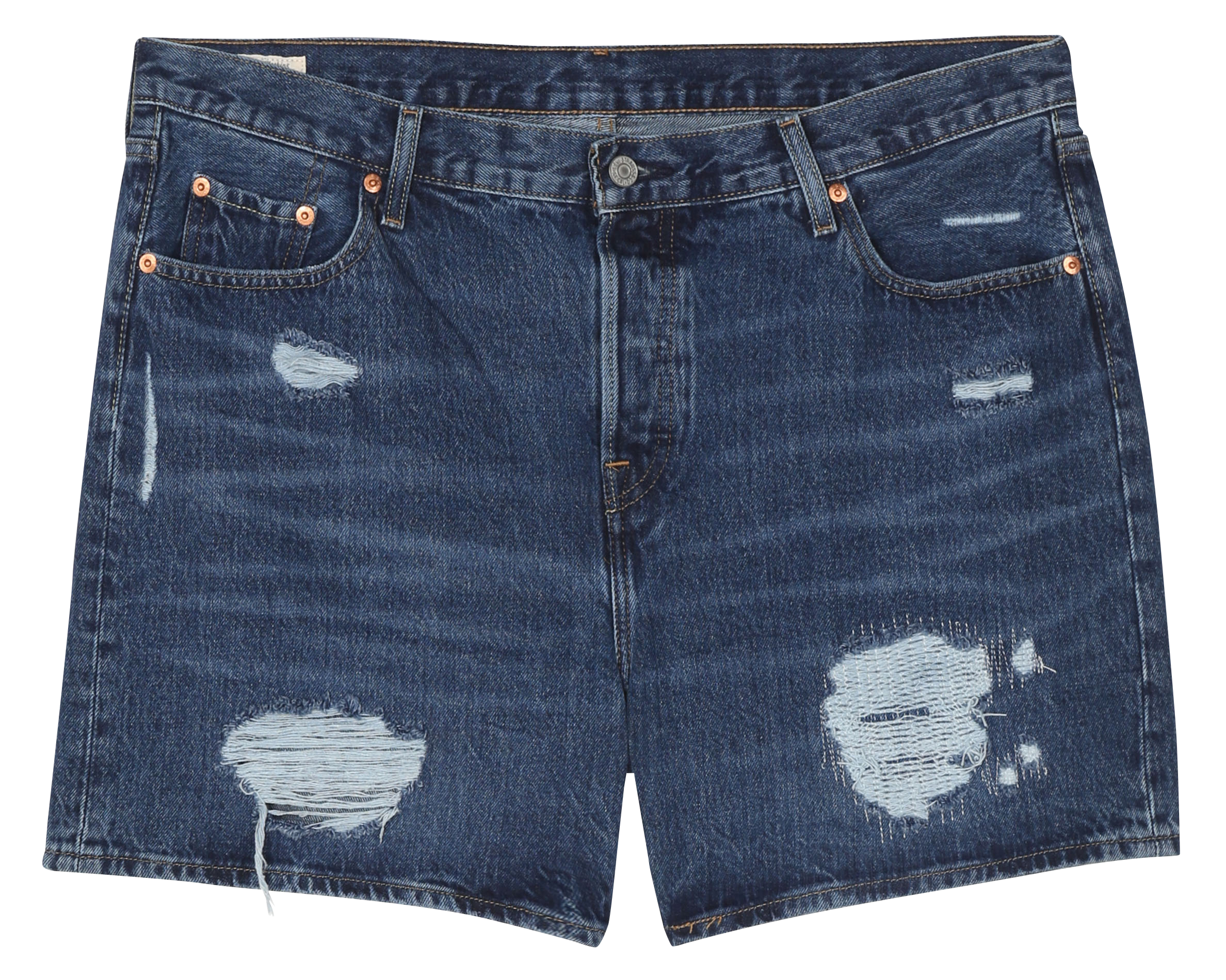 High-waisted denim shorts LEVI'S Faded jeans