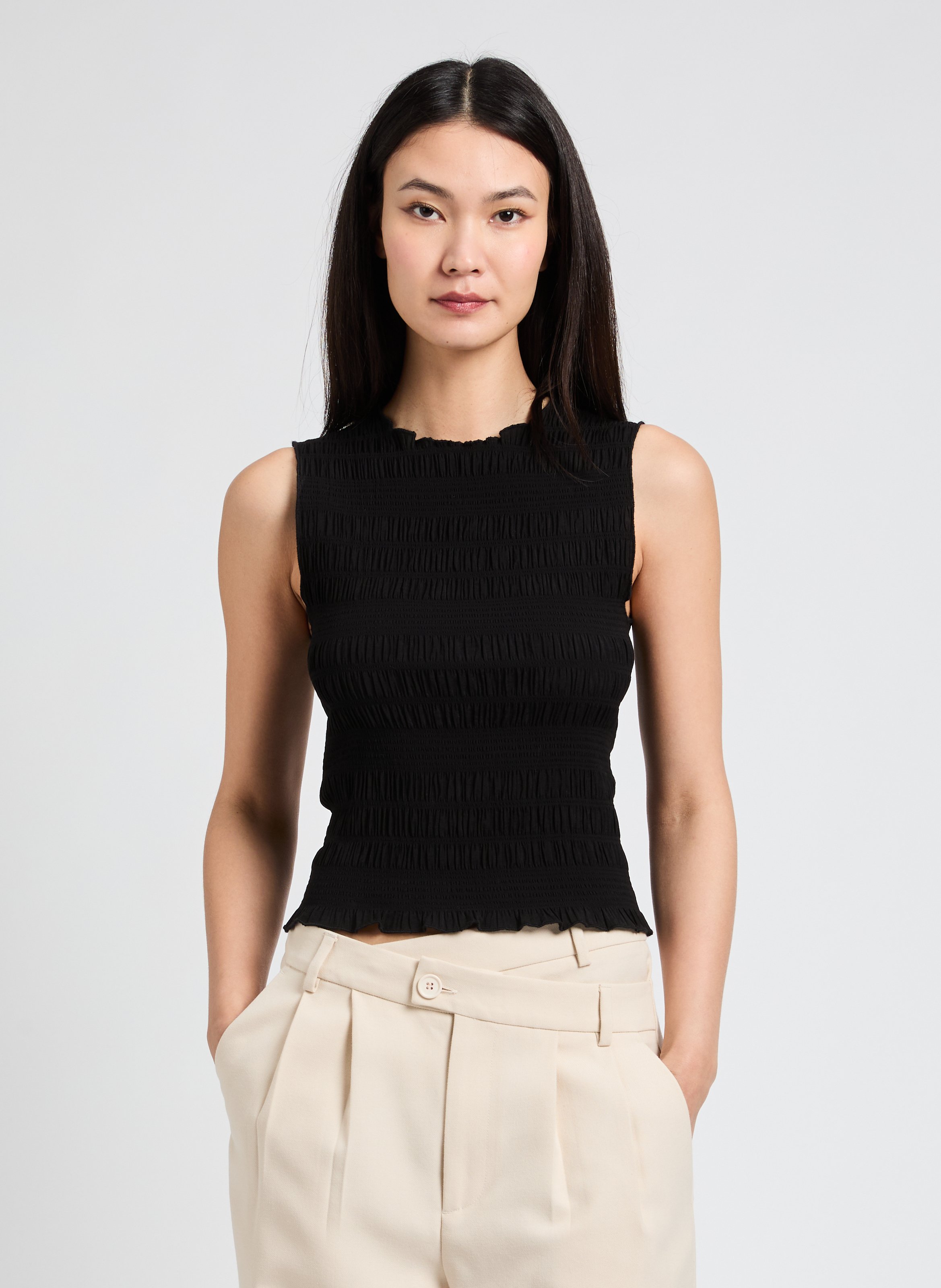 Fitted top SAISON 1865 Black