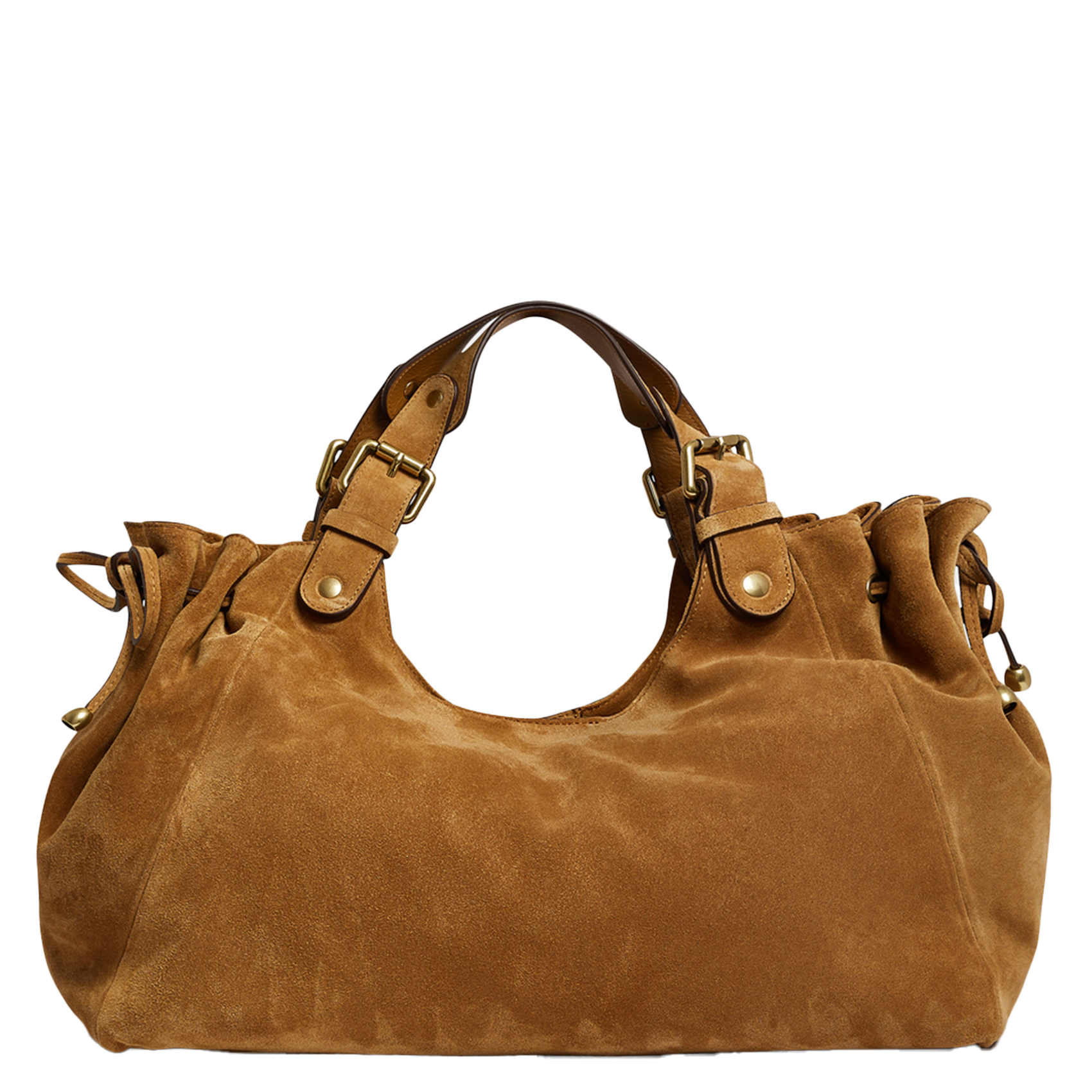 Handtasche aus Nubukleder GERARD DAREL Beige