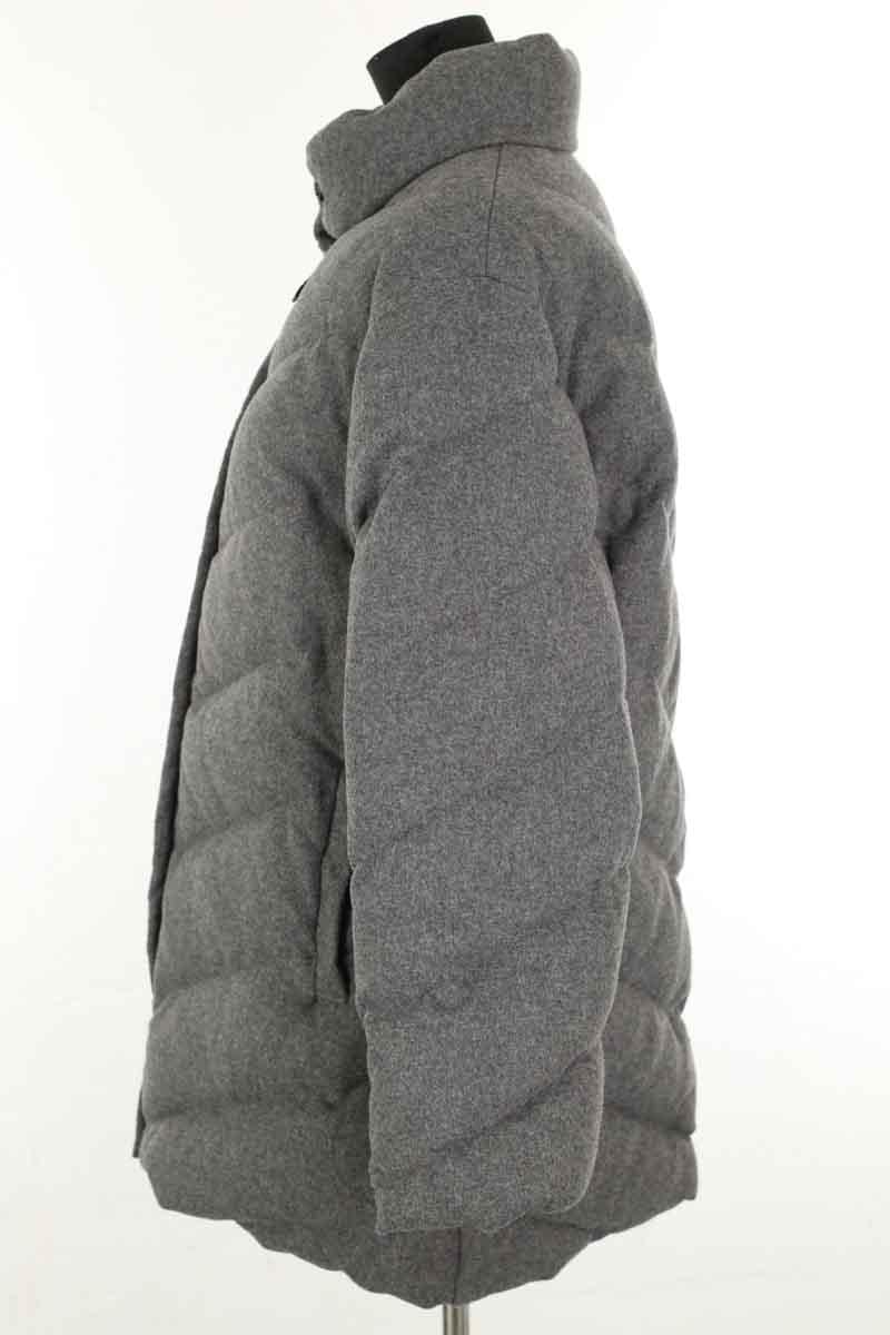 Wool padded jacket MONCLER - Seconde Main Grey