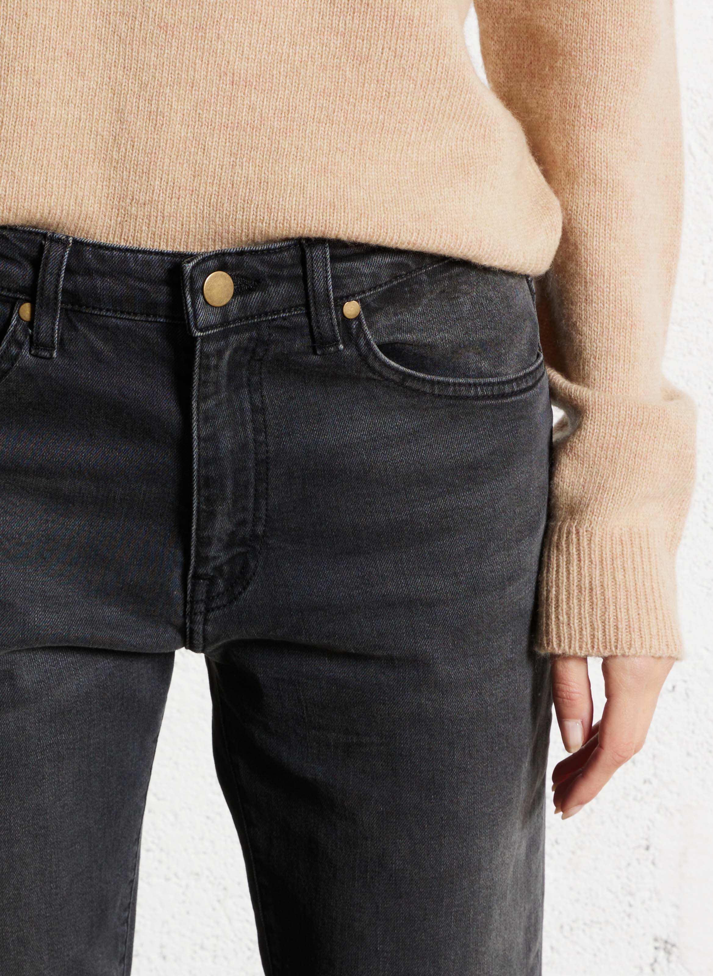 Rechte jeans - katoenblend ACQUAVERDE Grijs